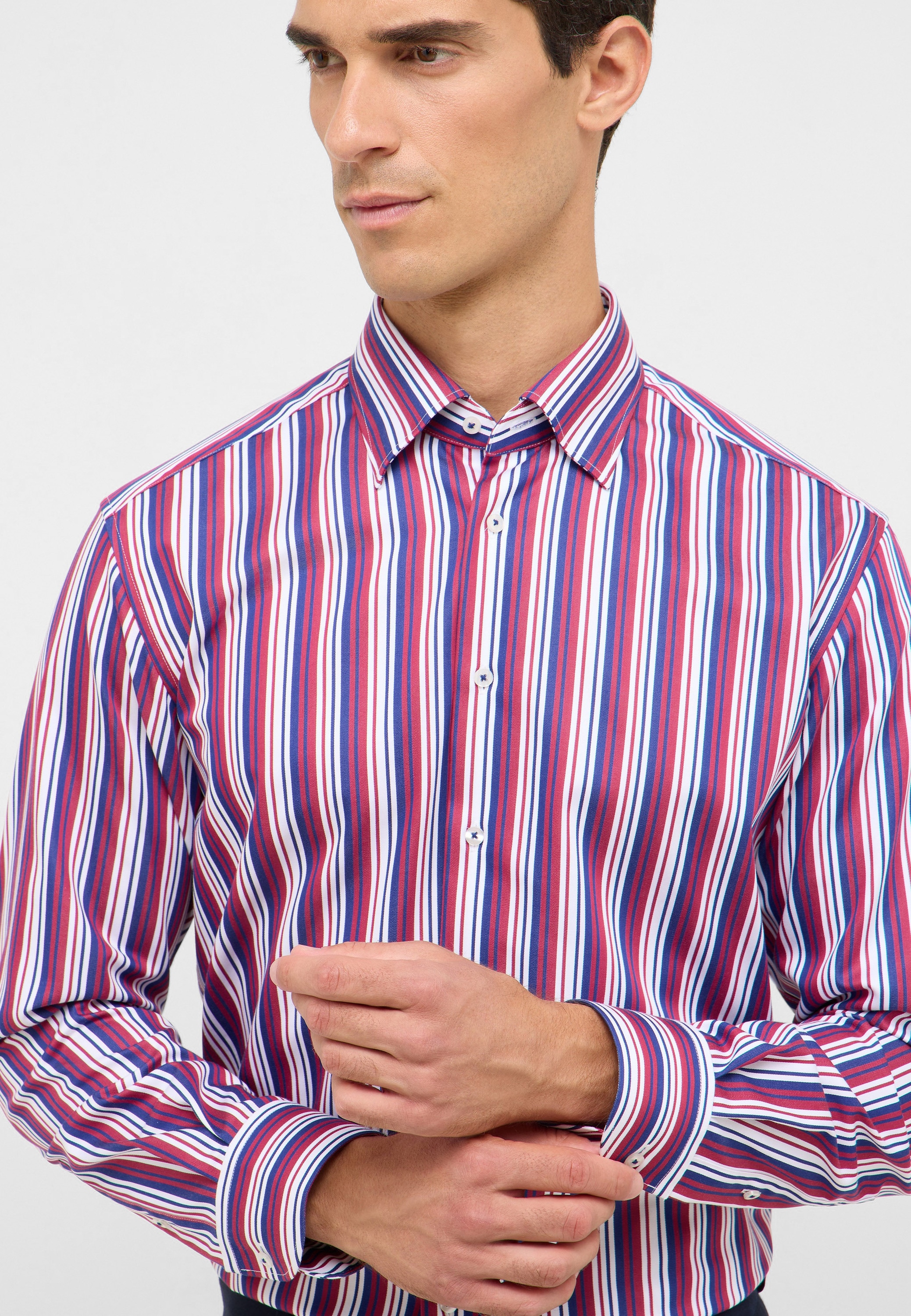 Eterna Langarmhemd »MODERN FIT«, NON IRON (bügelfrei)