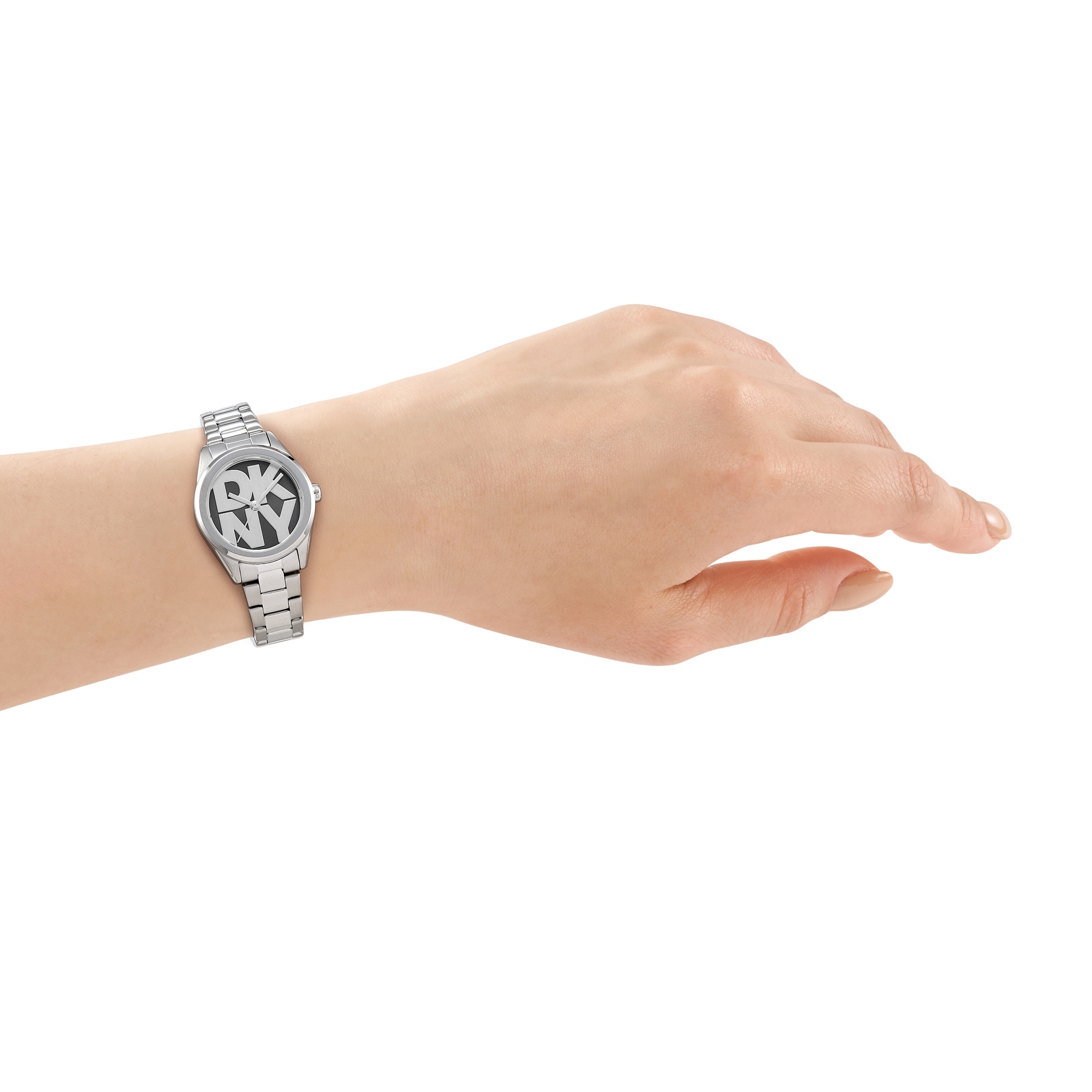 DKNY Quarzuhr »Logo Watch Set« Armbanduhr, Damenuhr, Edelstahlarmband, Ideal auch als Geschenk