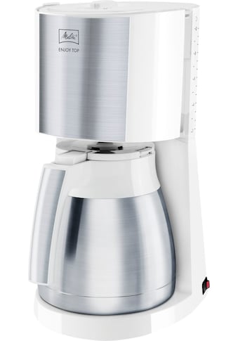 Filterkaffeemaschine »Enjoy® Top Therm 1017-07 weiß«, 1,25 l Kaffeekanne,...