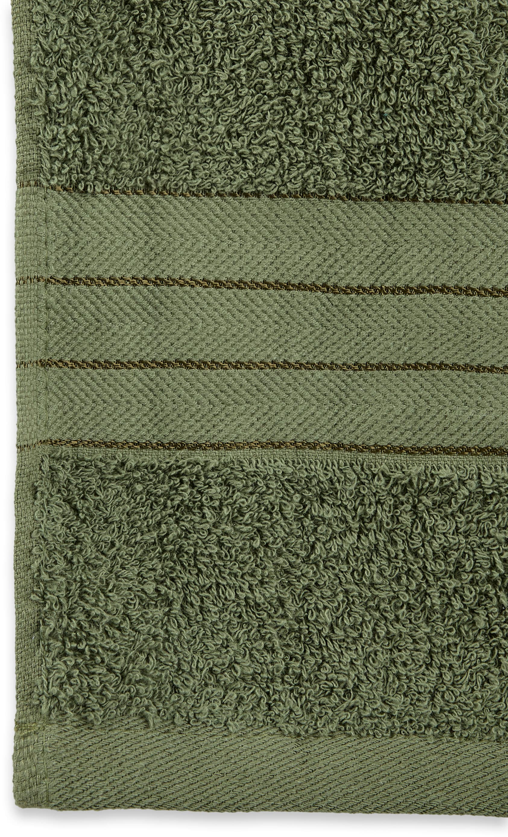 good morning Badetuch »Uni Towels«, (2 St., 2er Set Badetücher 70 x 140 cm), Baumwolle, Walkfrottee, Bordüre, 500 GSM, Einfarbig, ohne Aufhängung
