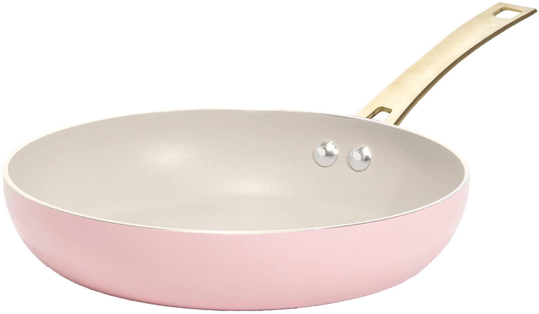 Paris Hilton Topf-Set »Paris Hilton, Kochgeschirr-Set« Set, Bratpfanne Ø 20/25 cm, Kochtopf 4l , Kasserolle 1,9l, 4 Pfannenschoner, 10 Stk. tlg. Aluminium