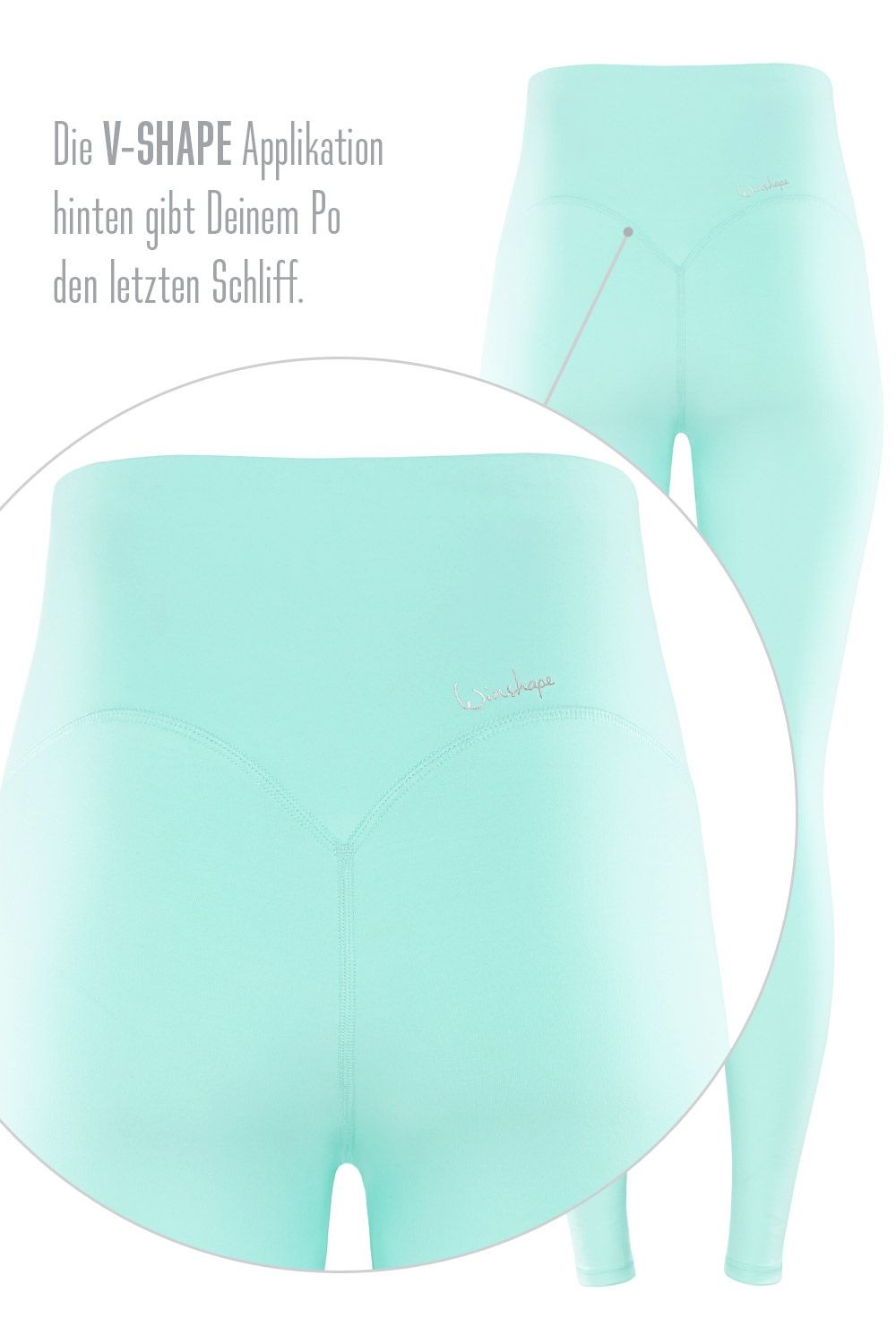 Winshape Leggings »Functional Comfort HWL117C«, mit V-Shape Applikation und Core-Bund