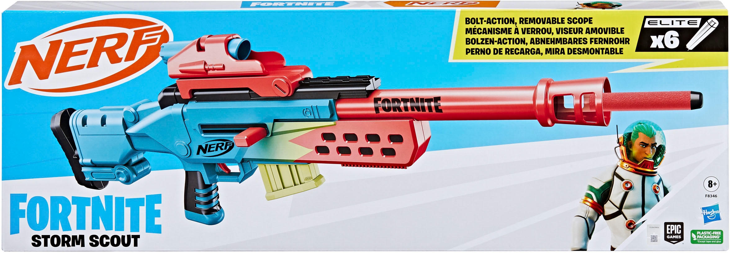 Hasbro Blaster »Nerf Fortnite Storm Scout«, inkl. 6 Darts