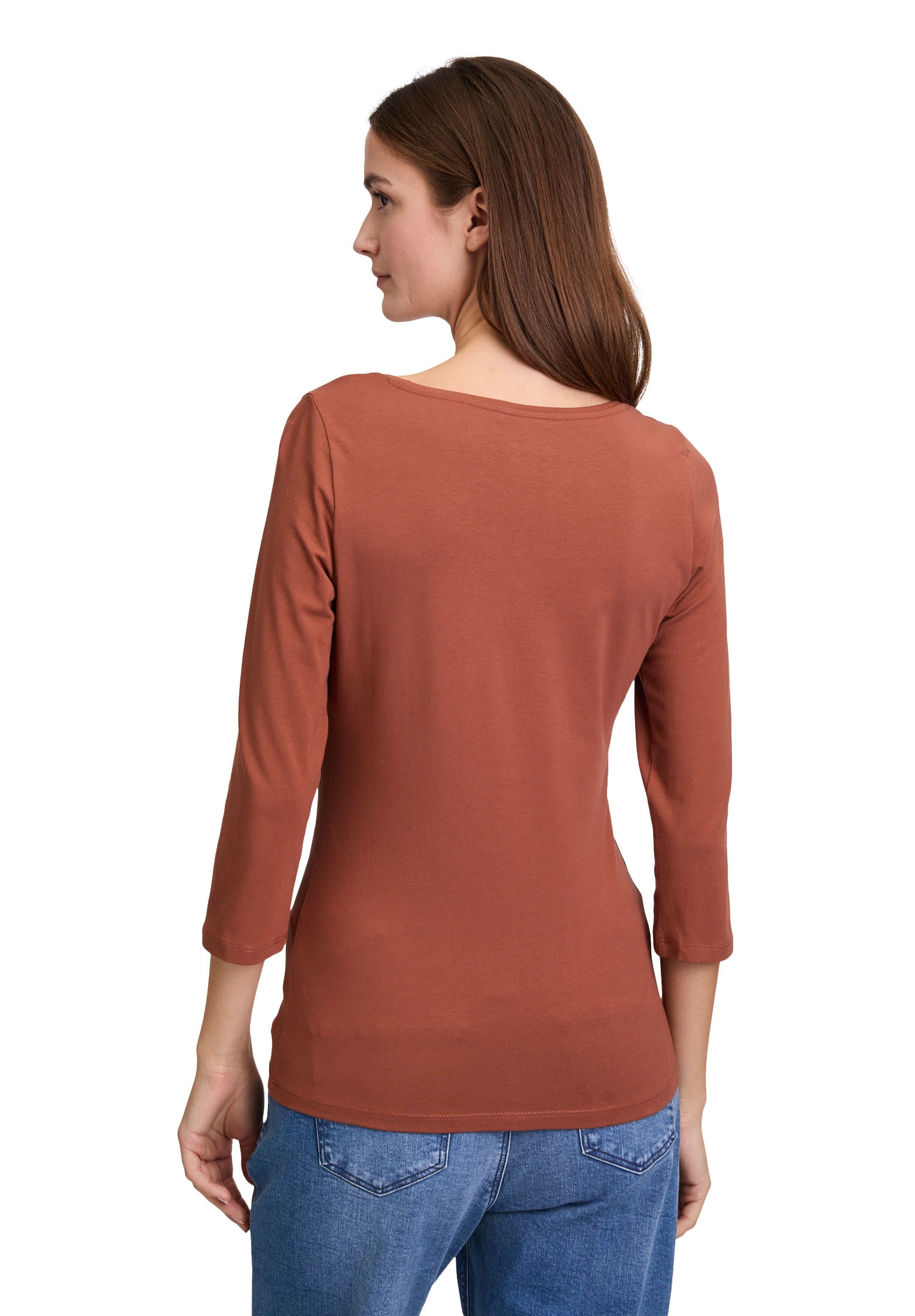 Cartoon 3/4-Arm-Shirt »Basic Shirt mit Rundhalsausschnitt«