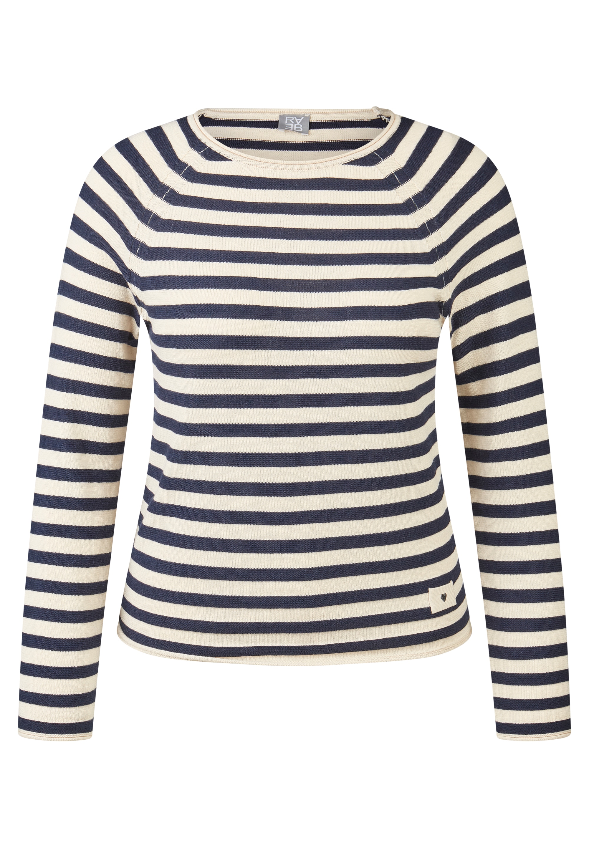 Rabe Strickpullover mit Streifen-Muster