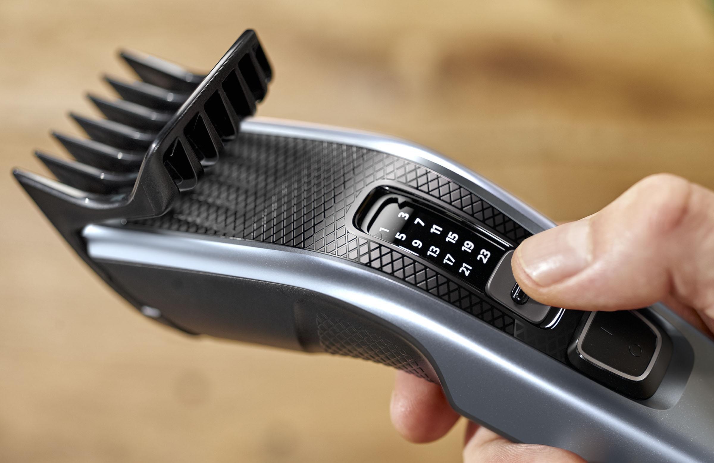 Philips Haar- und Bartschneider »Series 3000 HC3530/15«, 2 Aufsätze, mit 13 Längeneinstellungen, inkl. Bartkamm