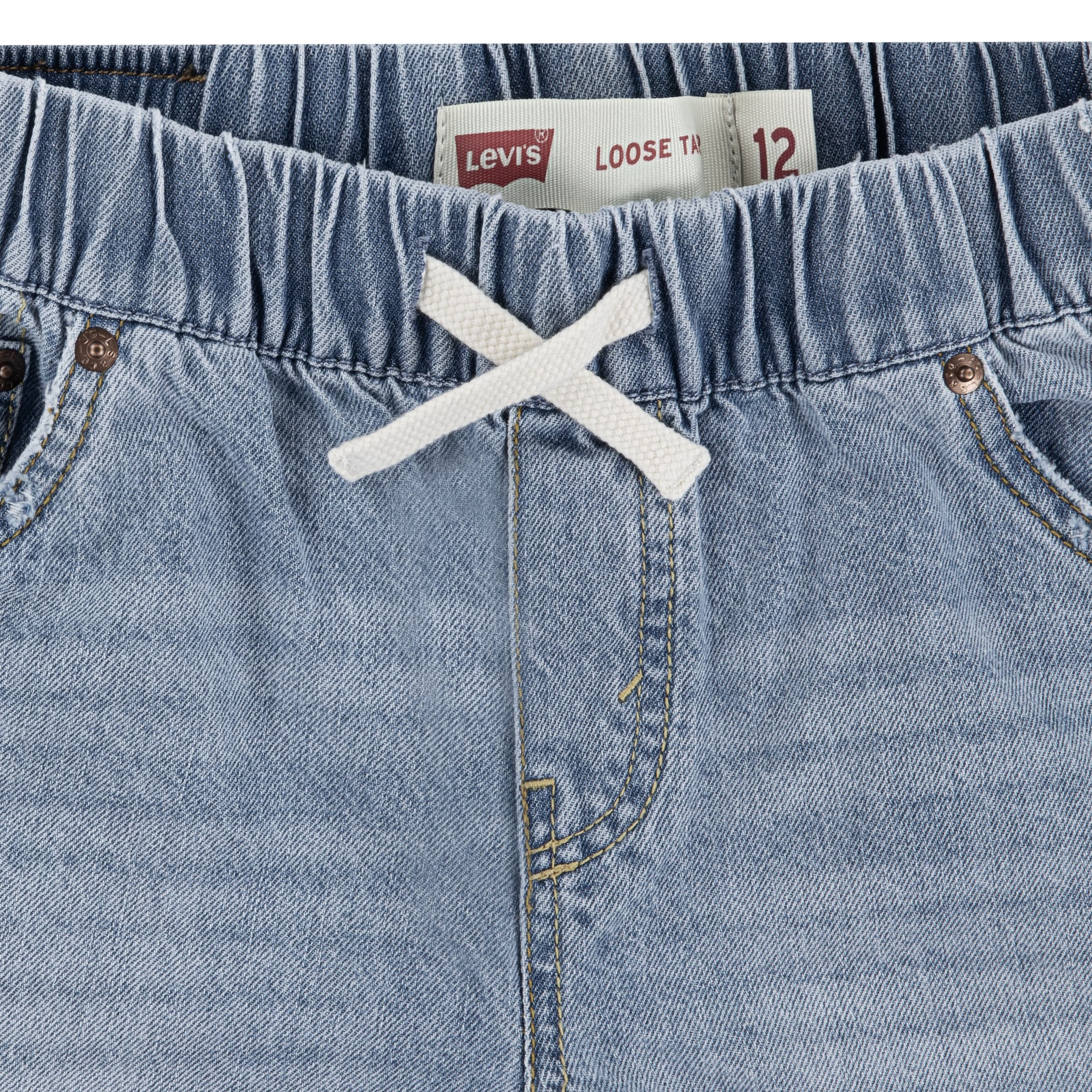 Levi's® Kids Loose-fit-Jeans »LVB PULL ON STAY LOOSE TAPER J« im Five-Pocket Style