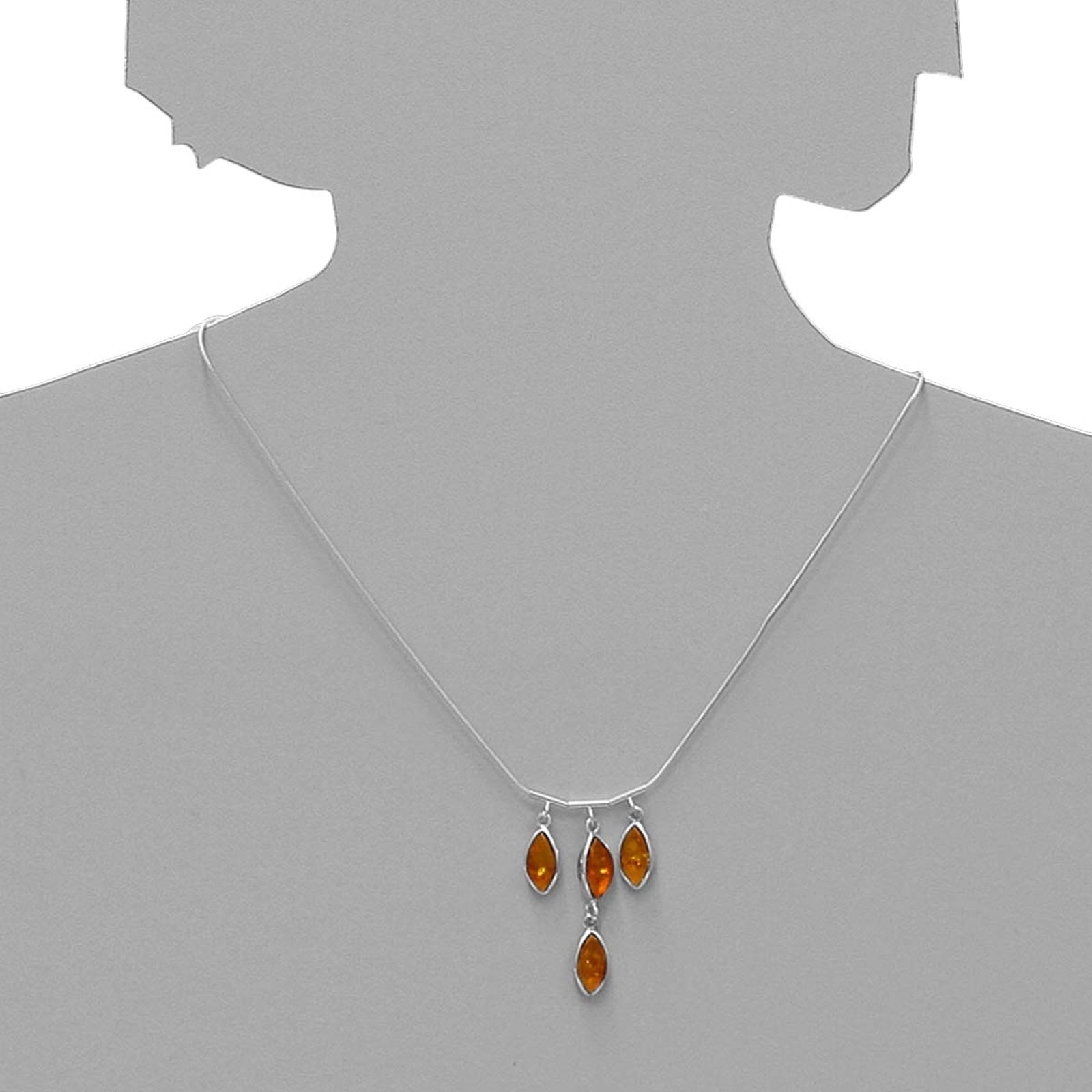 OSTSEE-SCHMUCK Collier »- Tadira - Silber 925/000 - Bernstein«