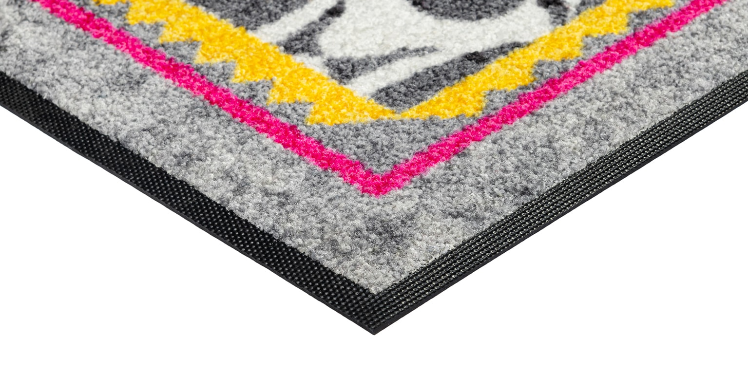 wash+dry by Kleen-Tex Fußmatte »Tribal Pop« rechteckig 7 mm Höhe auch als Läufer erhätlich, waschbar und trocknergeeignet