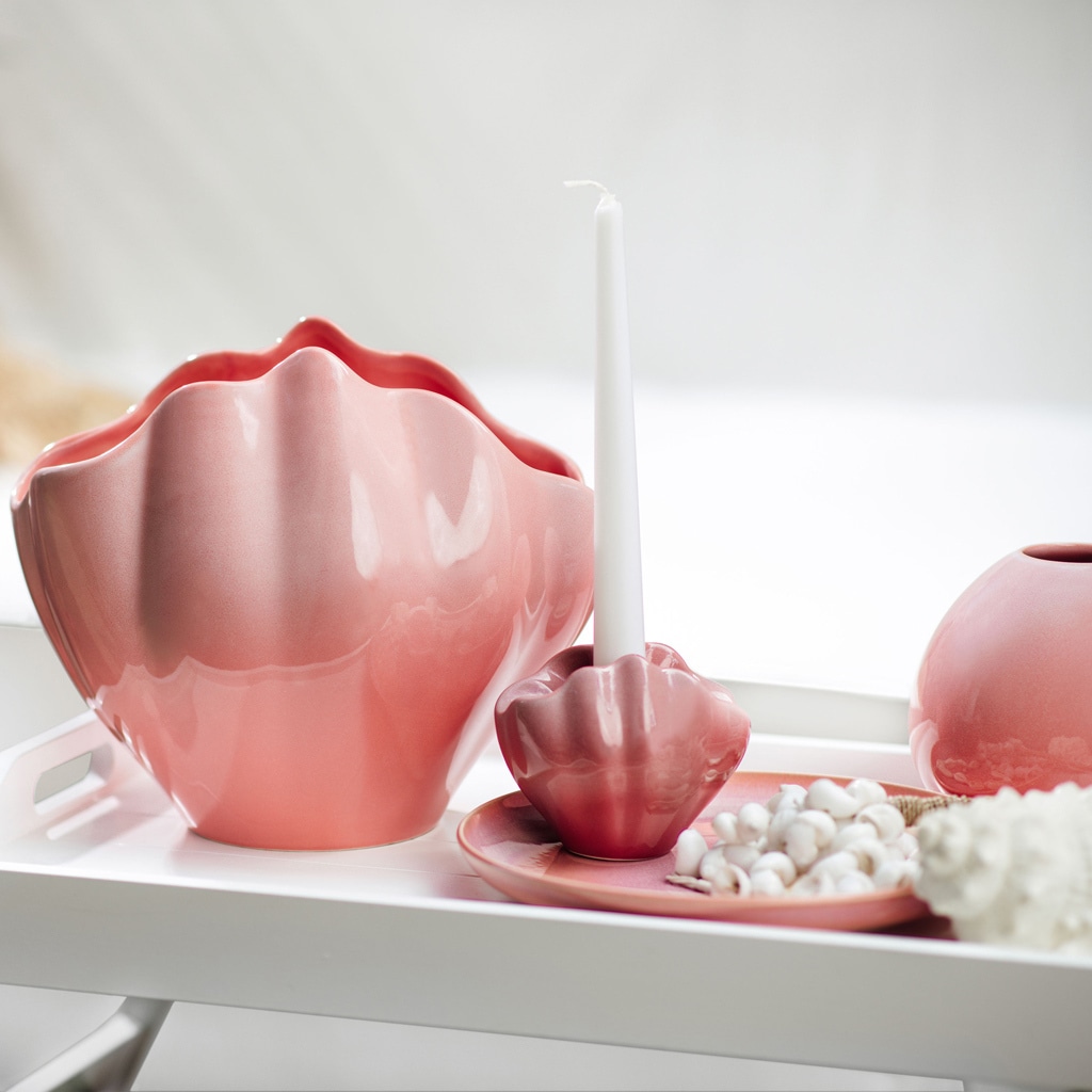 like. by Villeroy & Boch Kerzenhalter »Kerzenständer Perlemor Home 11 x 8 x 10 cm rosa«