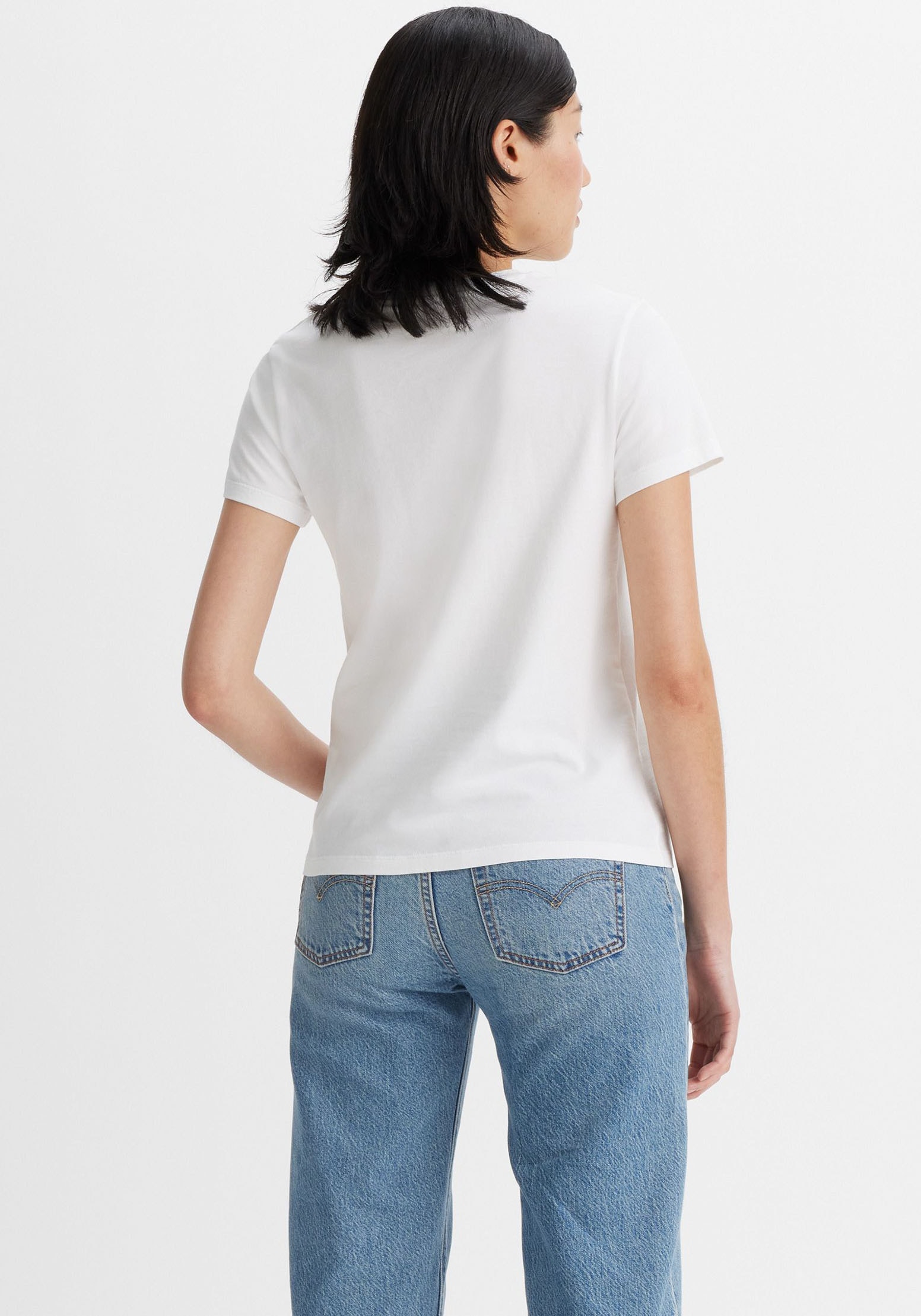 Levi's® T-Shirt »Mini-Logo«, (2 tlg., 2er-Pack), mit kleiner Markenlogo-Stickerei auf der Brust