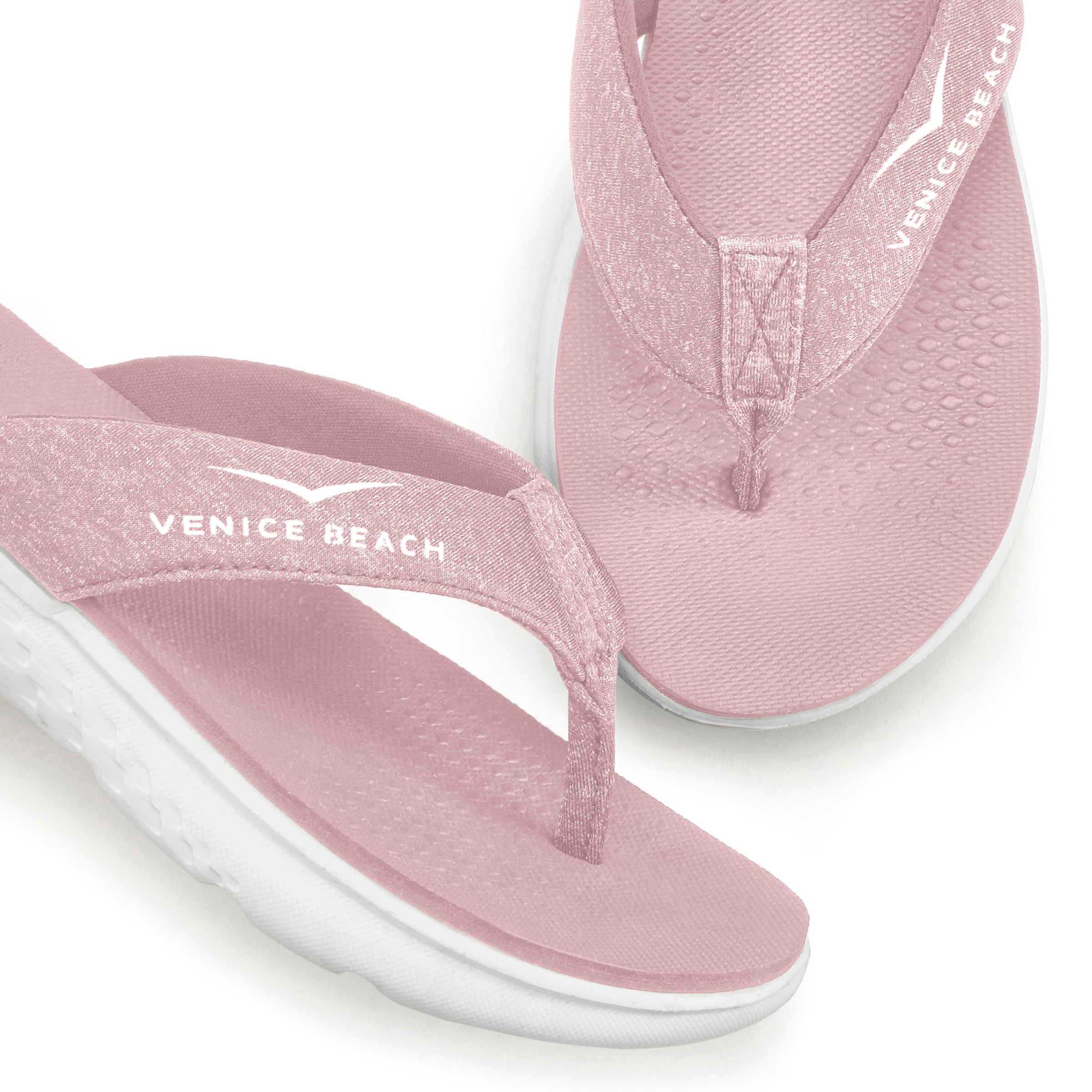 Venice Beach Badezehentrenner, Sandale, Pantolette, Badeschuh ultraleicht im sportiven Look VEGAN