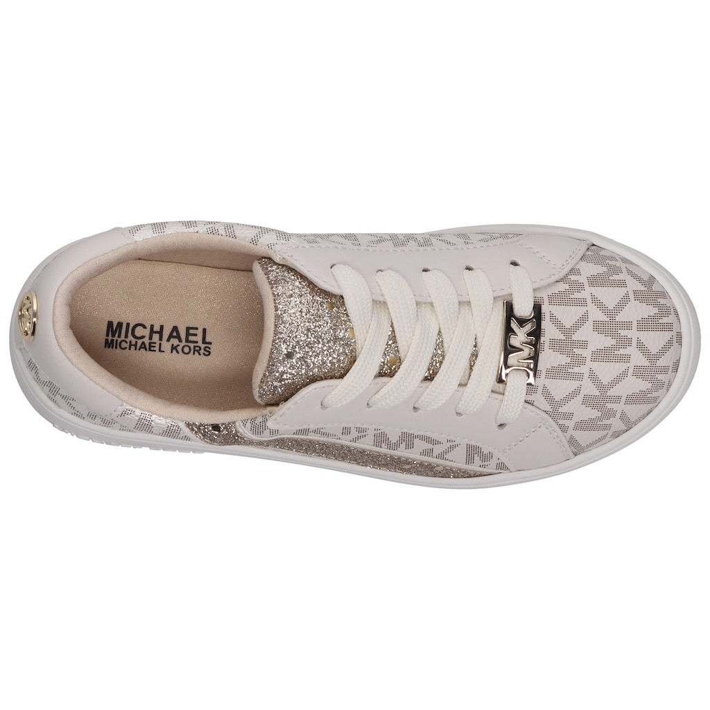 MICHAEL KORS KIDS Sneaker »JEM SLADE«, mit Michael Kors Aufdruck, Freizeitschuh, Halbschuh, Schnürschuh