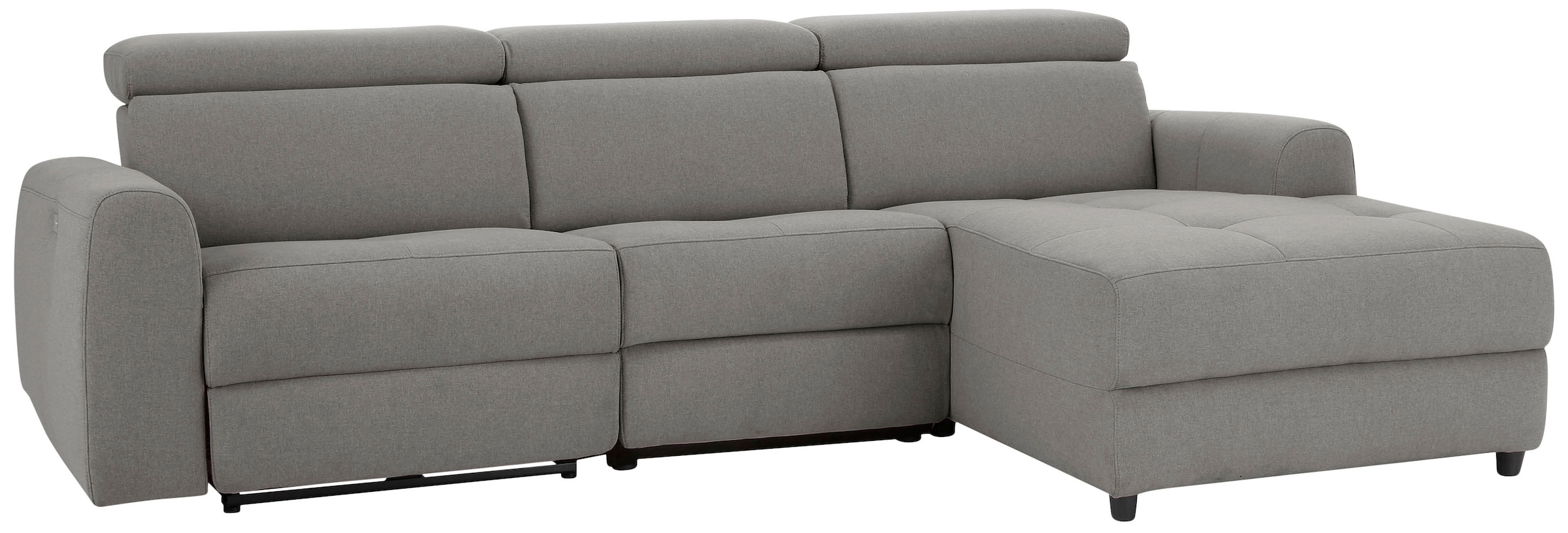 Home affaire Ecksofa »Sentrano, L-Form,«, 275 cm, man. o. elektr. Relaxfunktion und USB/Kopfverstellung