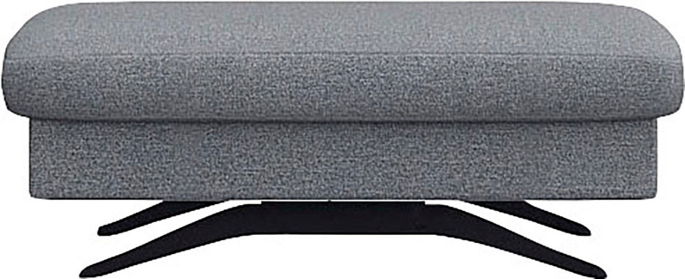 FLEXLUX Pouf »Glow Sitzhocker, Polsterhocker«, Hocker mit Stauraum, Fuß schwarz