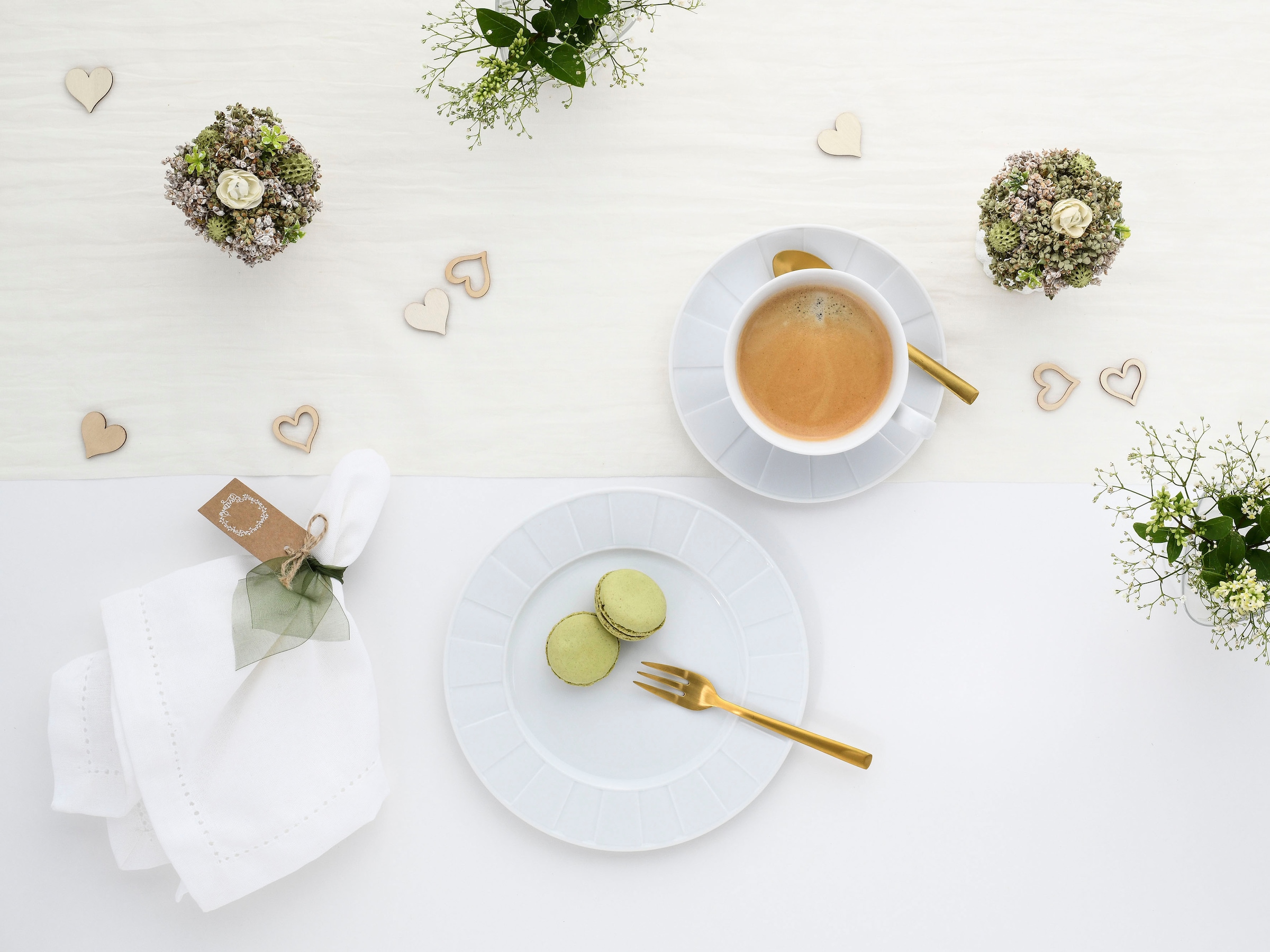 CreaTable Kaffeeservice »Barcelona«, (Set, 18 tlg.), klassischer Manufakturstil