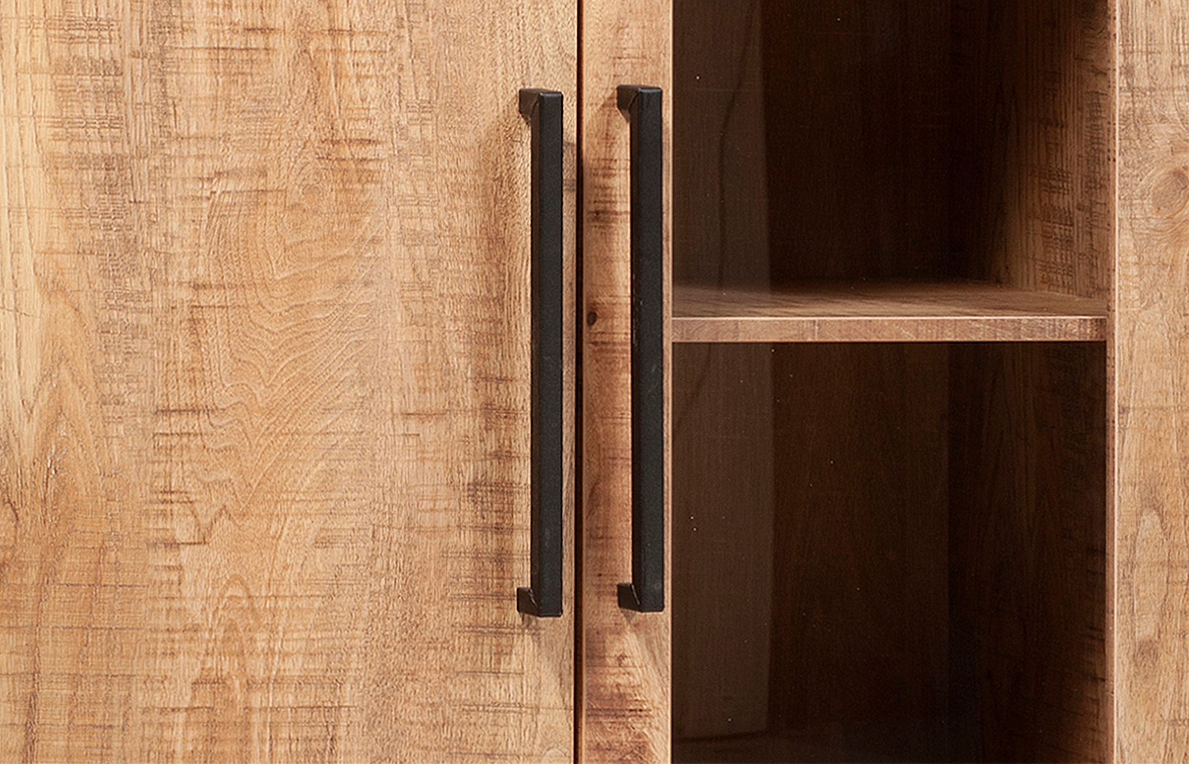 OMG Design Vitrine »Carriba Wohnzimmerschrank« Höhe 190 cm, mit Soft-Close