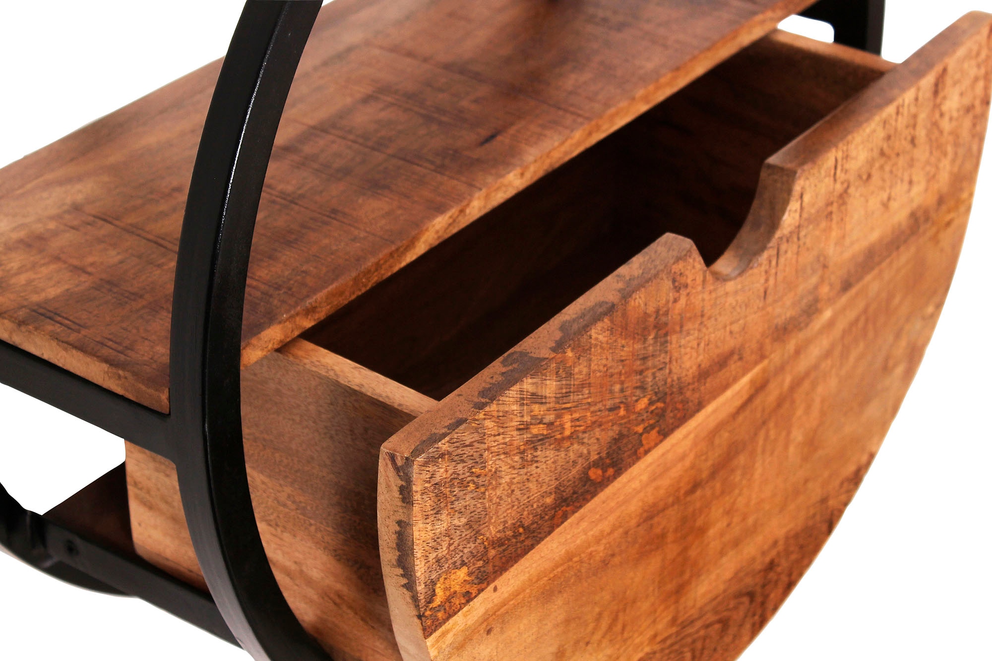 SIT Wandregal, Mit Schublade aus Mangoholz
