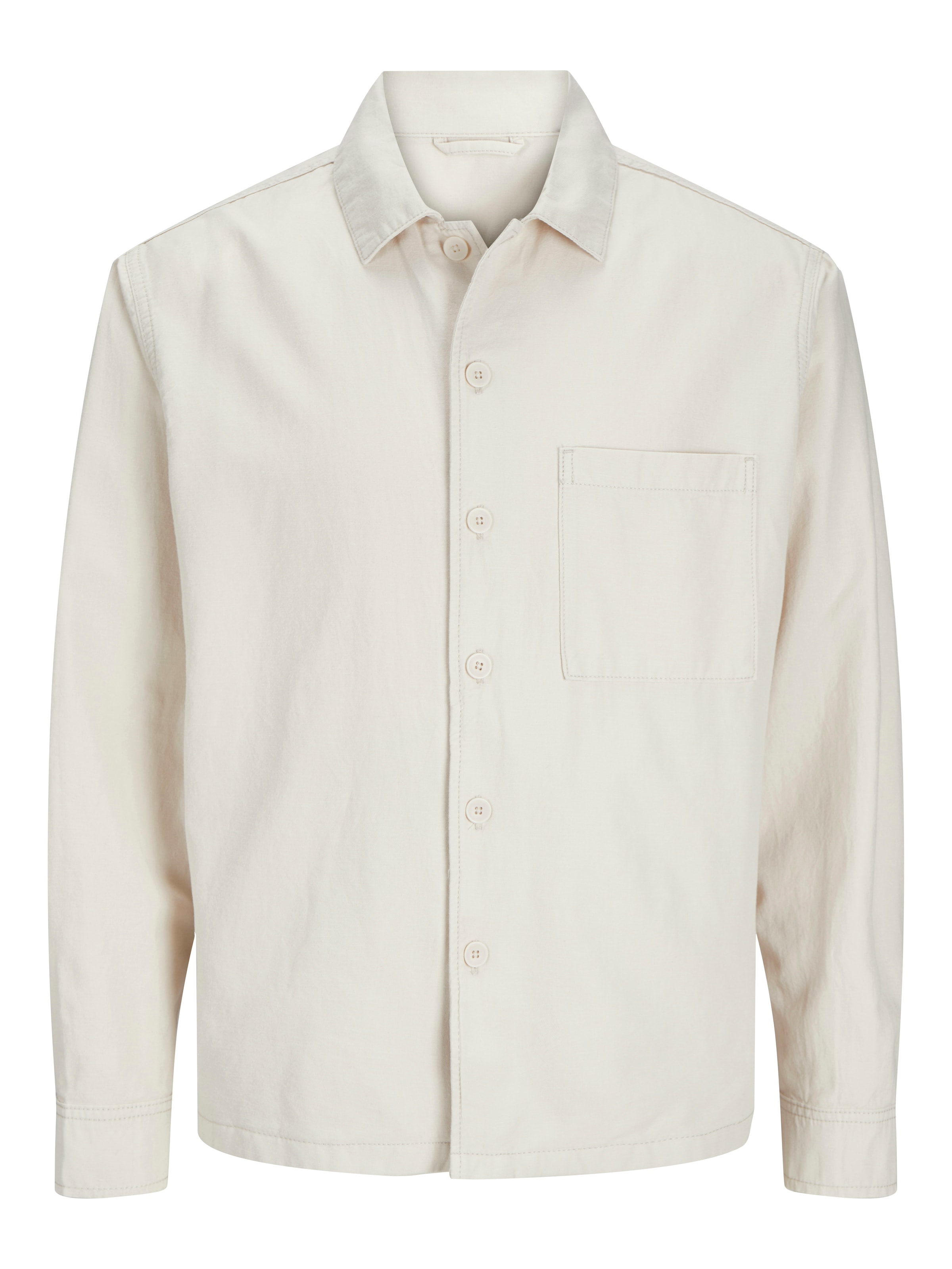 Jack & Jones Langarmhemd »JJEURBAN EDGE OVERSHIRT LS SN«, mit Hemdkragen