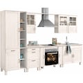 Home affaire Küchen-Set »Alby«, ohne E-Geräte, Breite 325 cm, aus massiver Kiefer