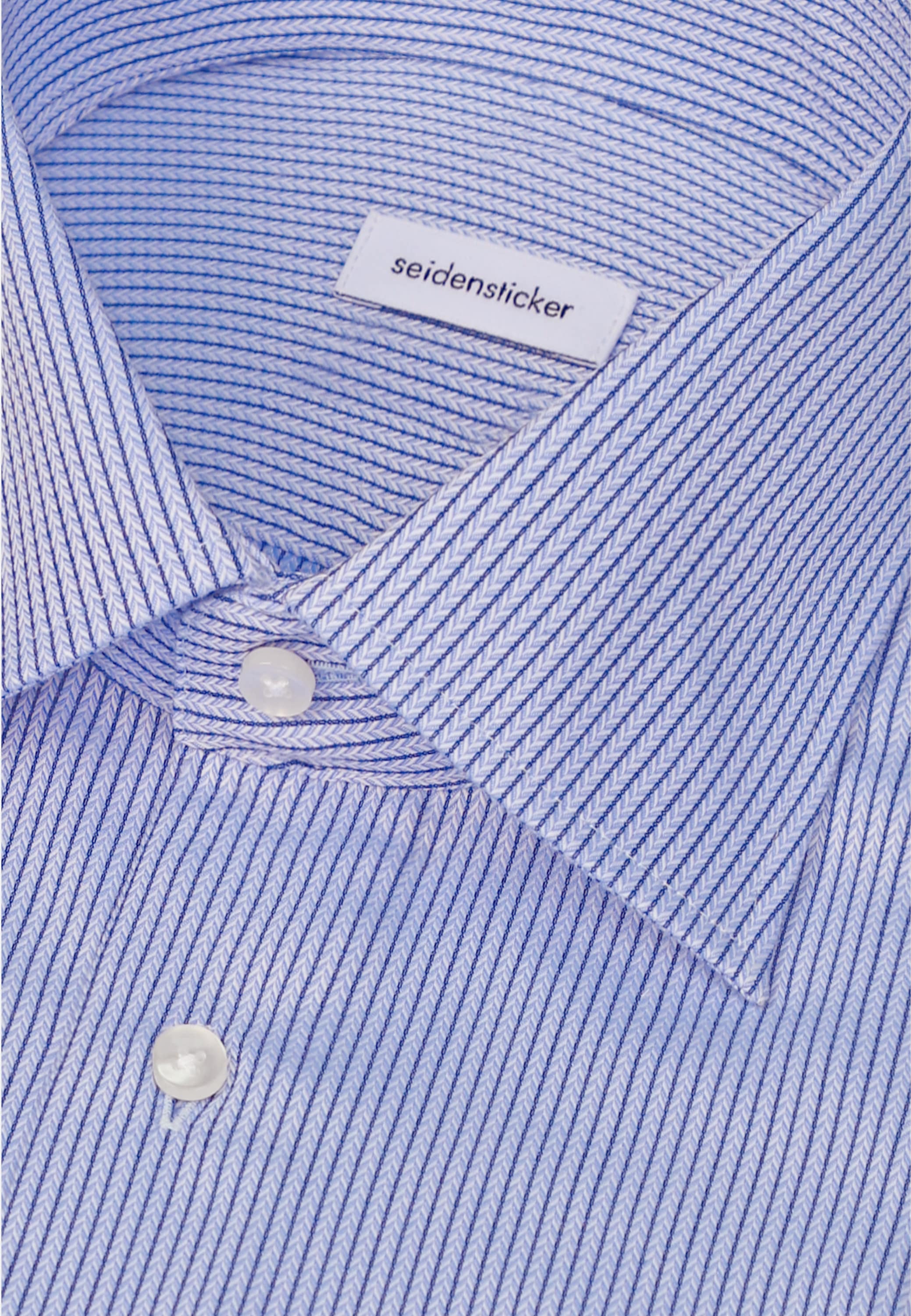 seidensticker Businesshemd »Schwarze Rose« Regular 1/1 Kentkragen Gestreift