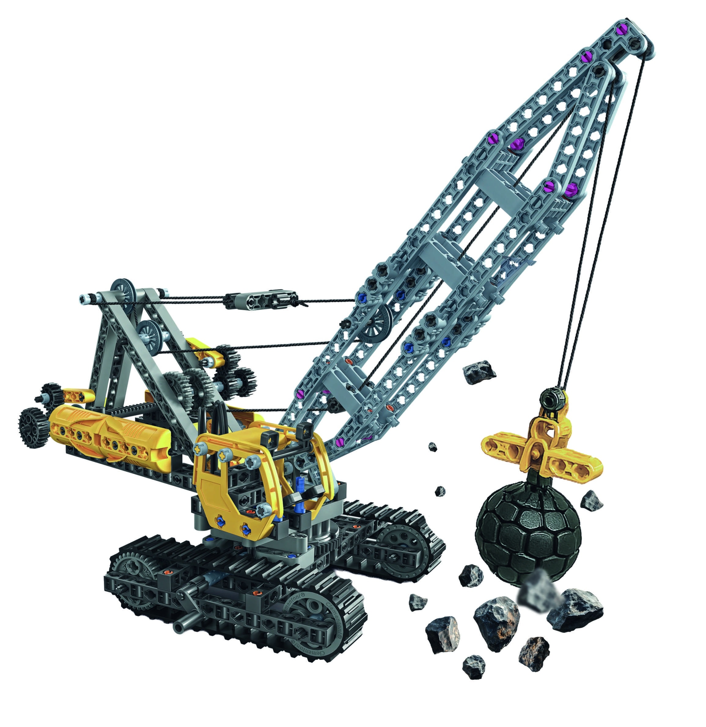 Clementoni® Modellbausatz »Mechanik Labor, Abbruchbagger« Made in Europe