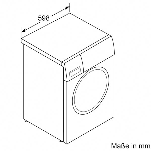 SIEMENS Waschmaschine »WG44B2A40«, 9 kg, 1400 U/min, i-Dos – dosiert Waschmittel und Wasser in der exakten Menge