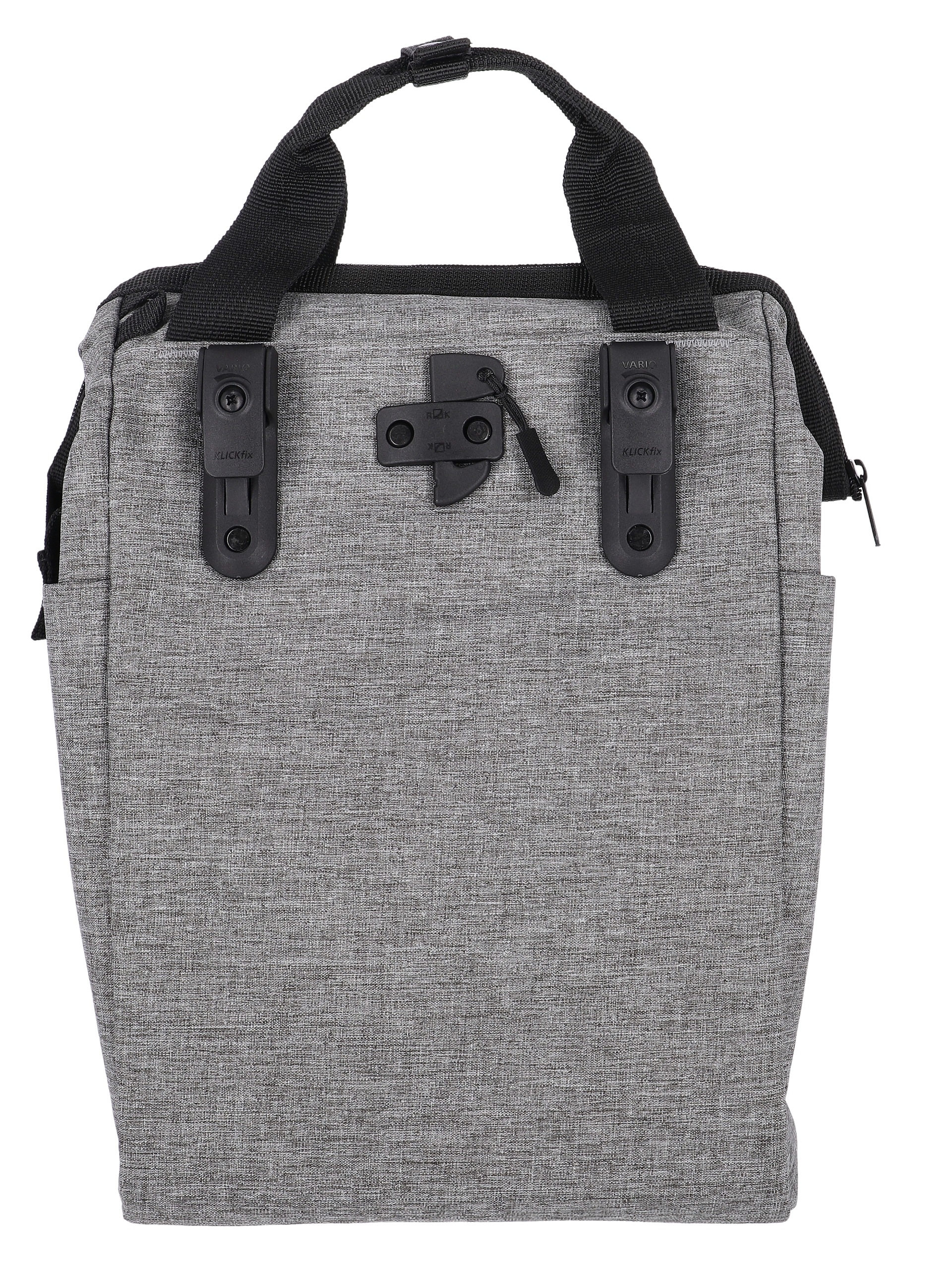 KlickFix Gepäckträgertasche »Gepäckträgertasche ROOMY GT, twist silver«