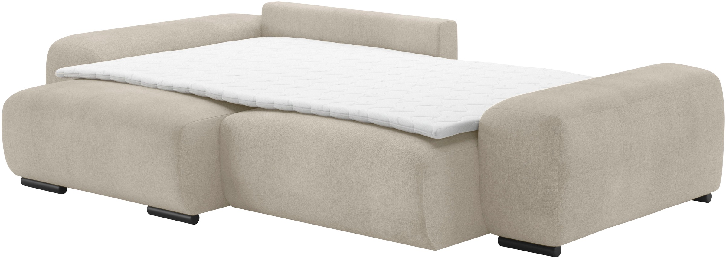 Mr. Couch Polsterecke »Sundance, L-Form«, Dauerschläfer mit Bett, Bettkasten, bis 140 kg belastbar