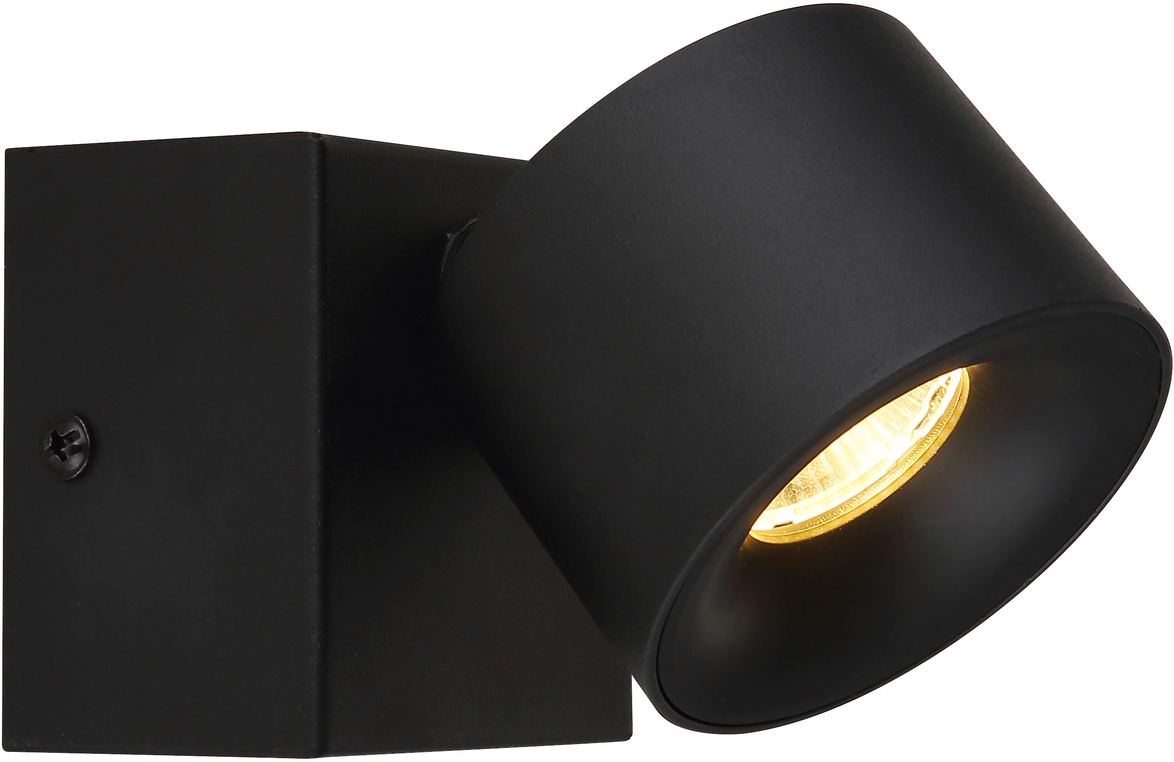 GLOBO LIGHTING LED Wandstrahler »RAE« LED-Modul 1 Stk. Warmweiß Wandspot, Flur, Wohnzimmer, Arbeitszimmer