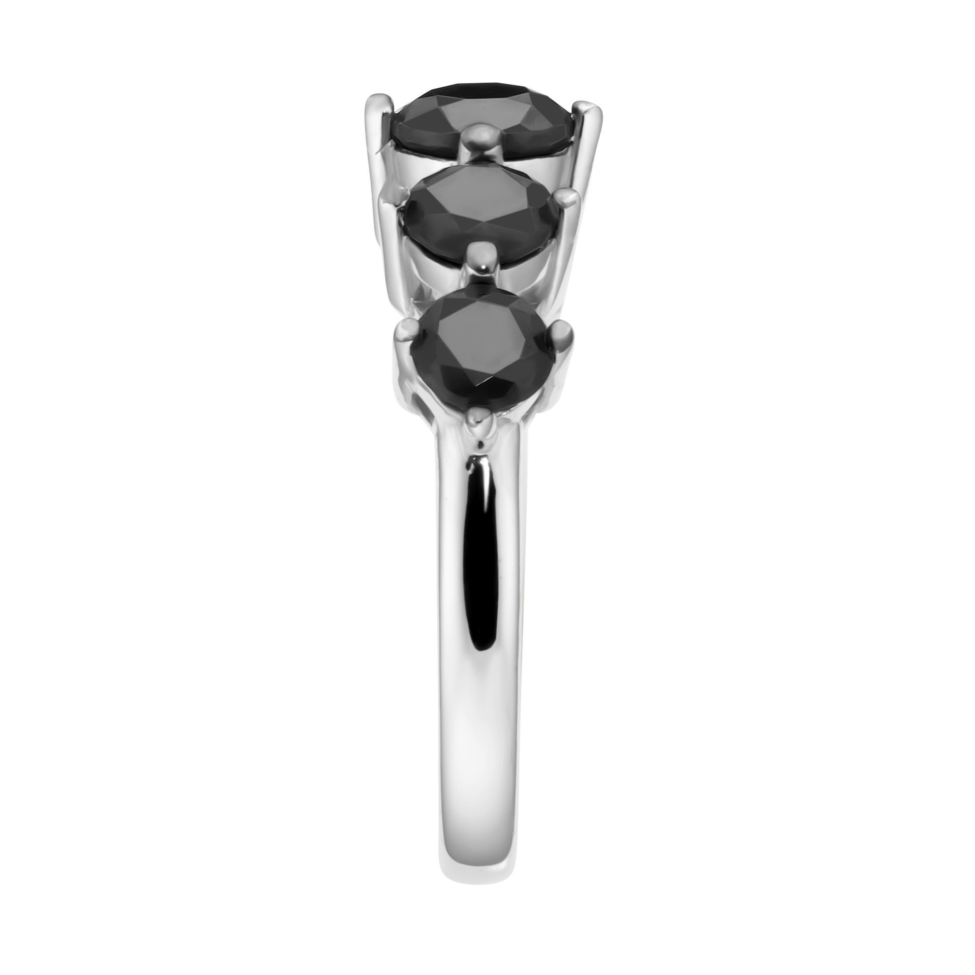 GIORGIO MARTELLO MILANO Silberring »Ring mit schwarzem Spinell, Silber 925«