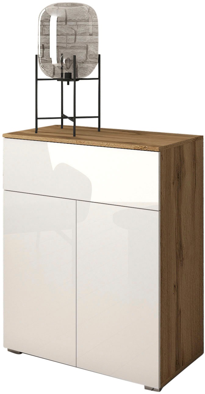 INOSIGN Sideboard »PARIS«, (1 St.), Moderne 72cm breite grifflose Kommode, vielseitig einsetzbar