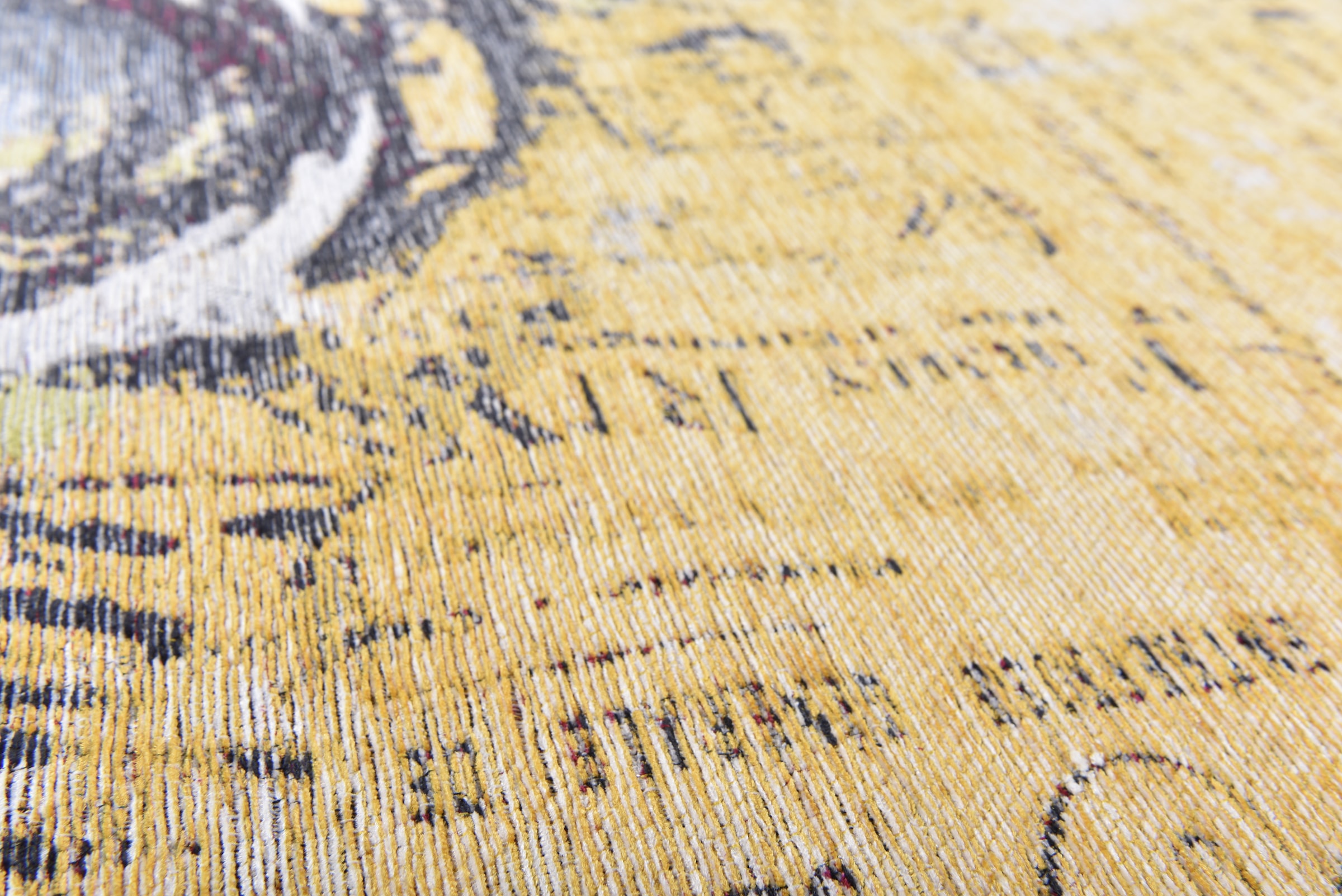 Gino Falcone Teppich »Cosima-107« rund 3 mm Höhe flachgeweber Jaquard-Teppich, mit Chenillegarn, modernes Design