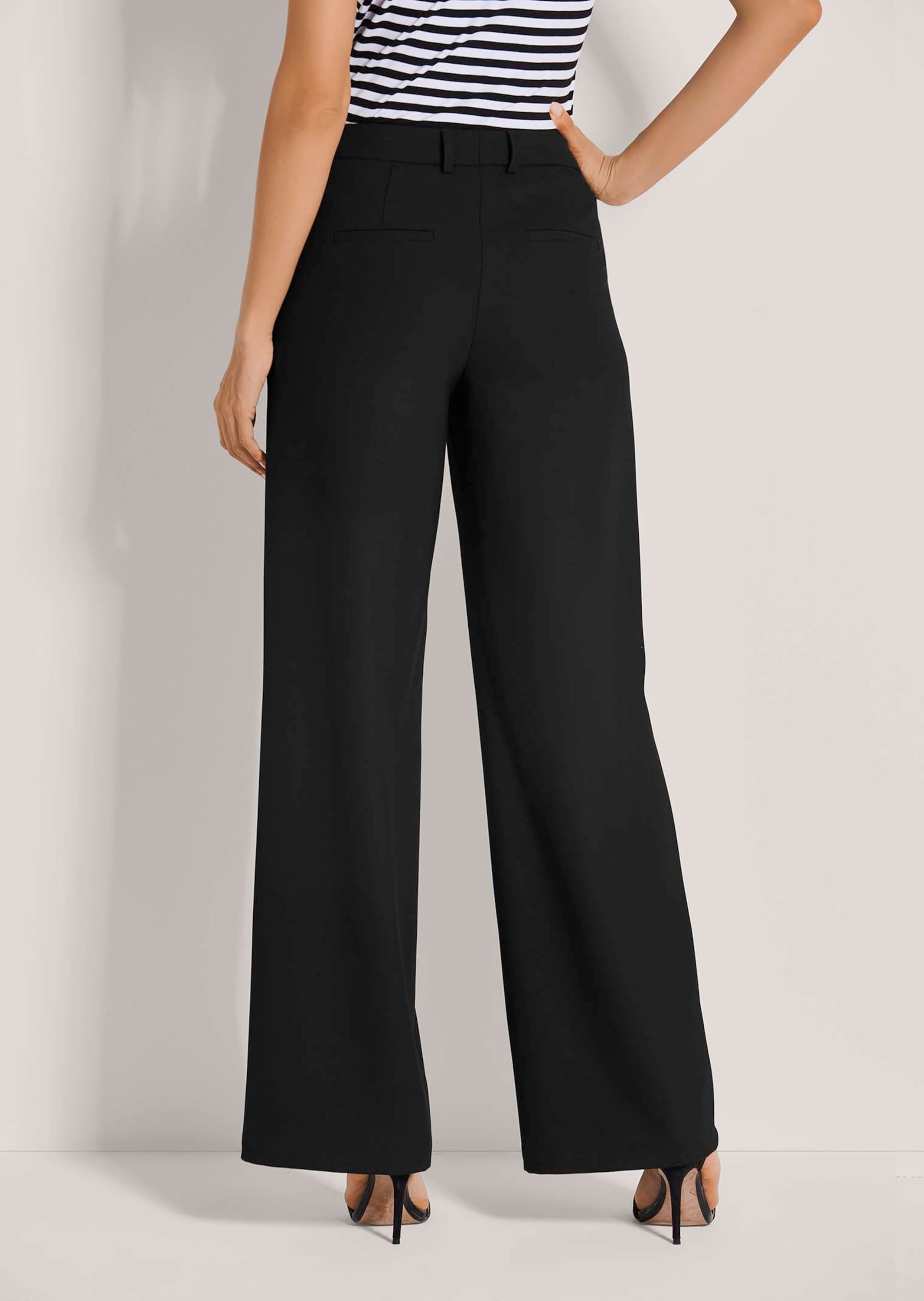 MADELEINE Bügelfaltenhose »Palazzohose Elegante Stretchhose mit Bügelfalten«