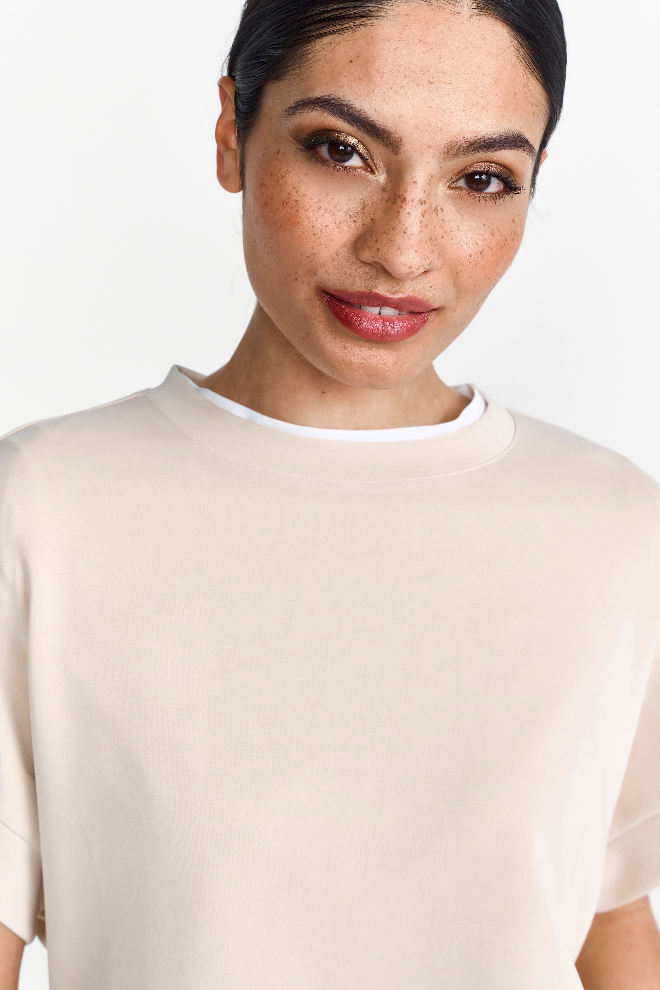 RICHROYAL T-Shirt Regular fit mit Rundhalsausschnitt