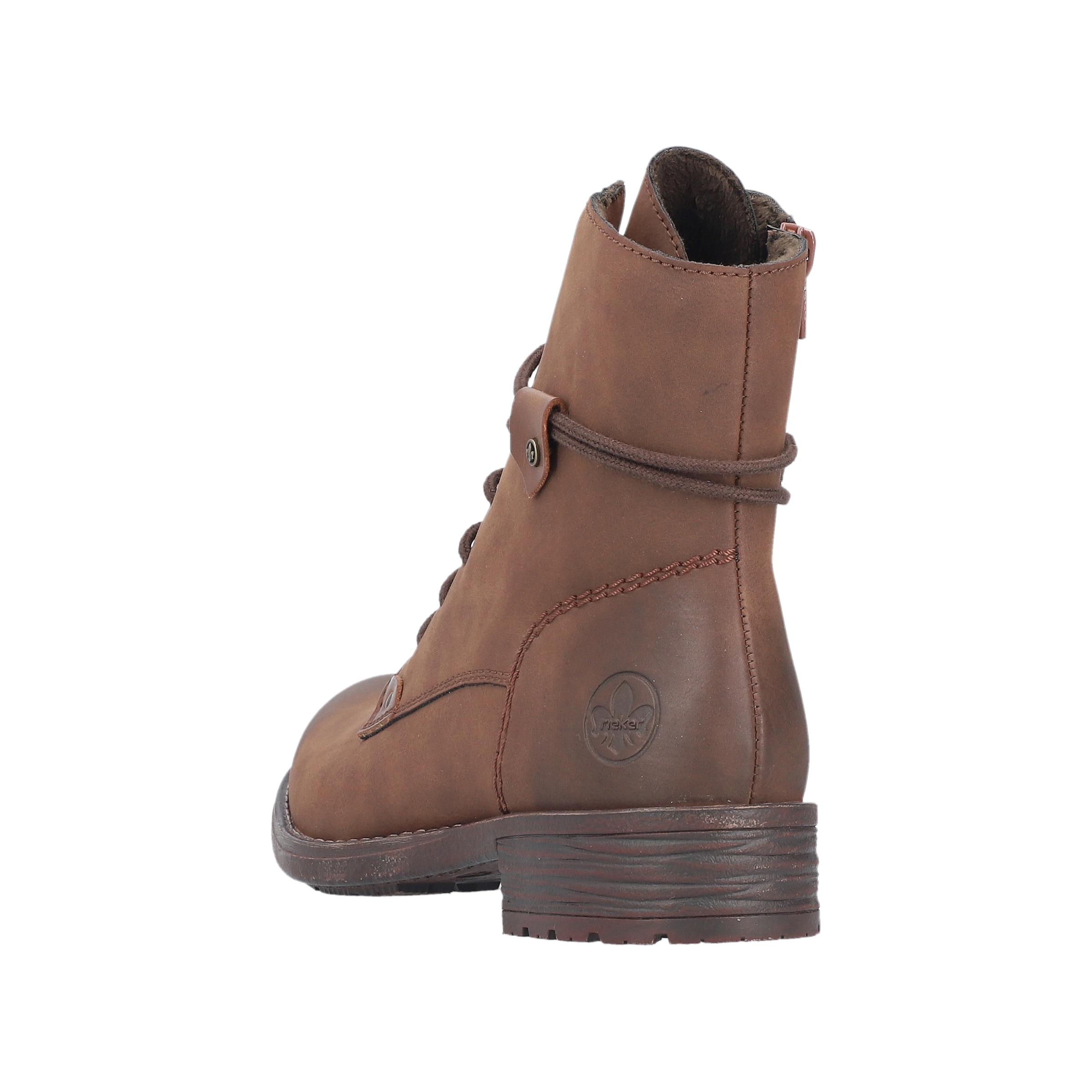 Rieker Schnürstiefelette  Schnürboots mit schaftumspielender Schnürung, in dezenter Used-Optik