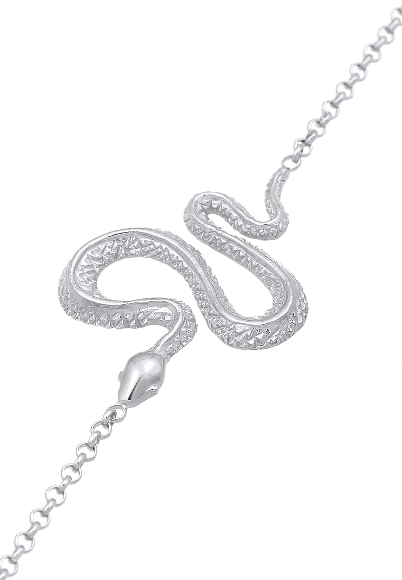 Elli Armkette »Armband Schlange Snake Modisch 925 Silber«