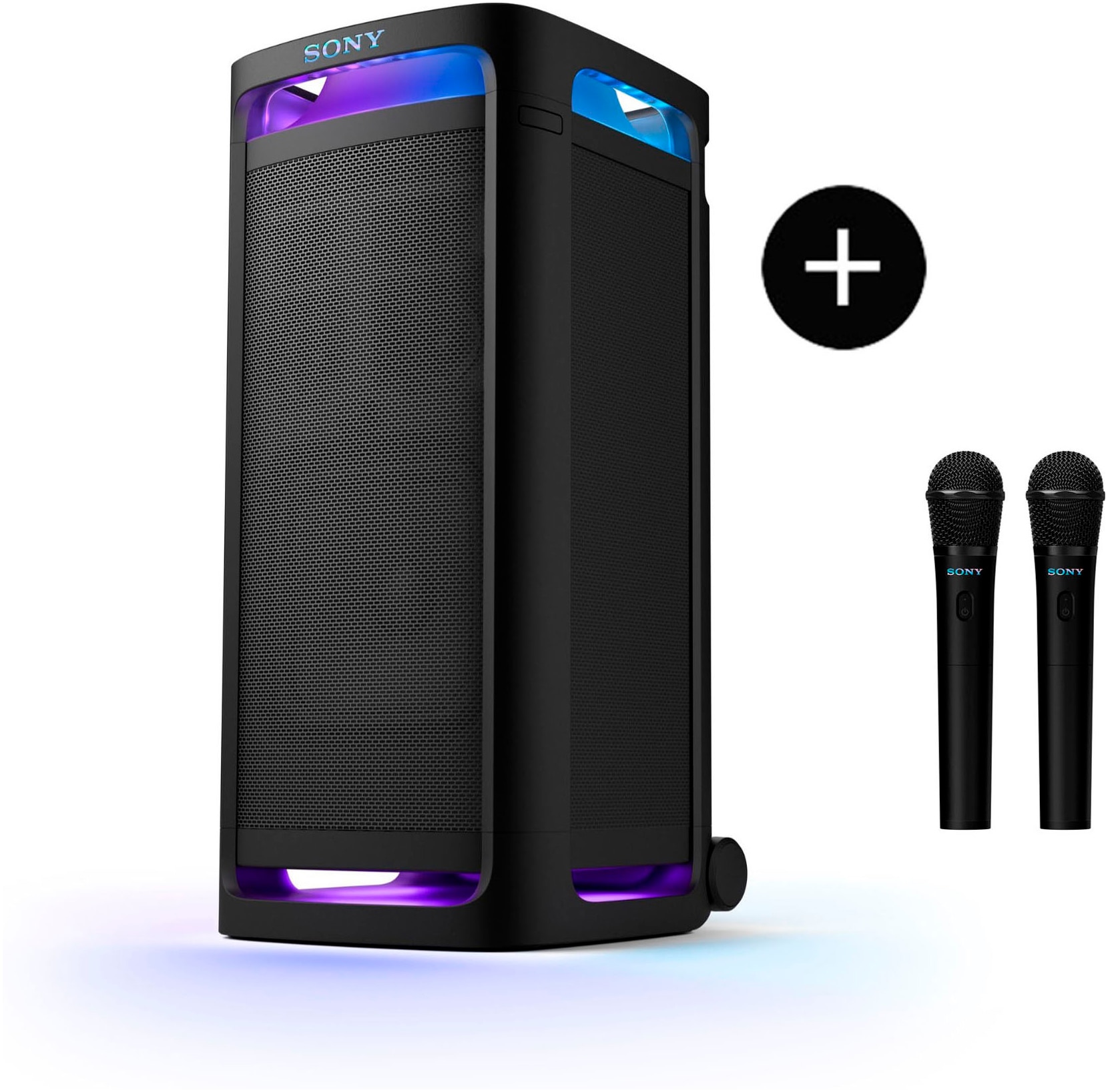 Sony Party-Lautsprecher »ULT Tower 9AC + ULT MIC1«, (Set)