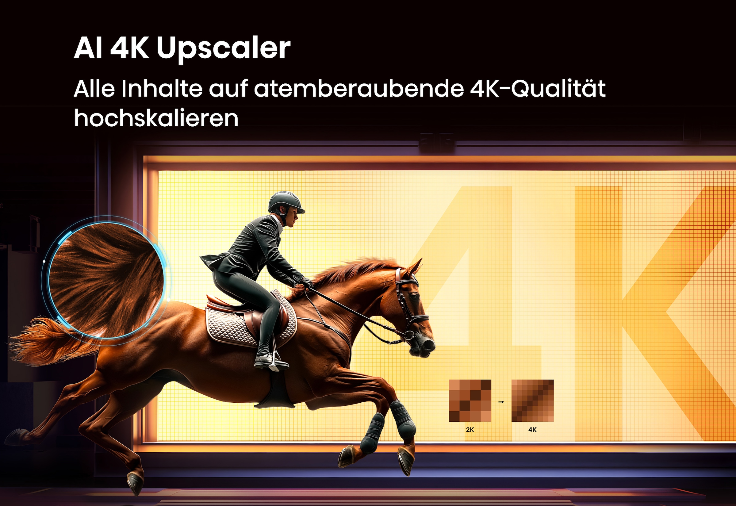 Hisense QLED-Fernseher »55E7S« 139 cm/55 ″ Smart-TV