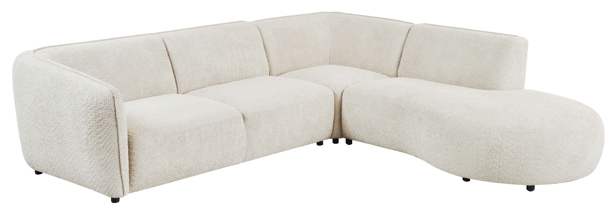 andas Ecksofa »Ostrup«, schlichtes modernes Design, in verschiedenen Farben