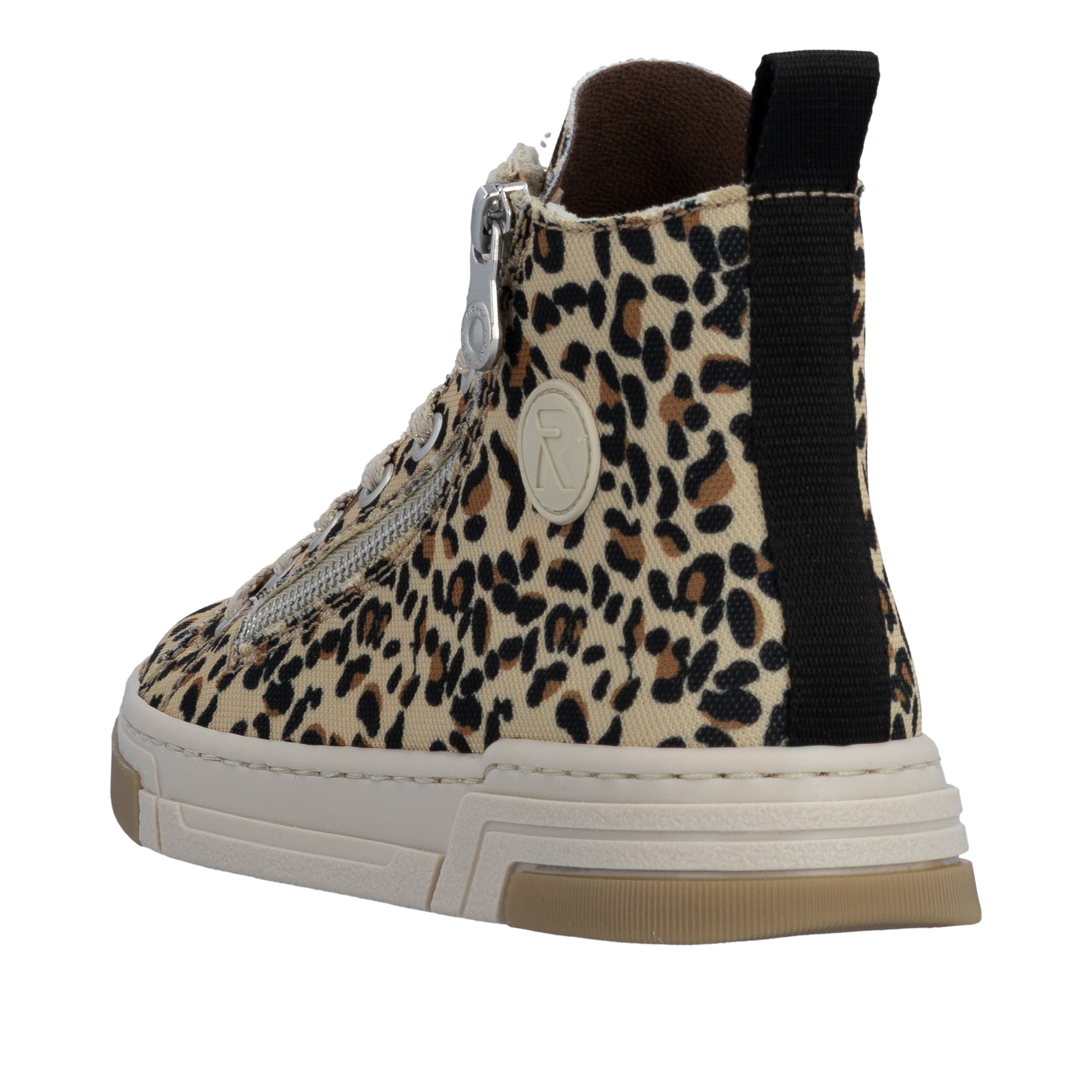 Rieker Schnürboots  High Top Sneaker, trendy Stiefelette mit seitlichem Reißverschluss
