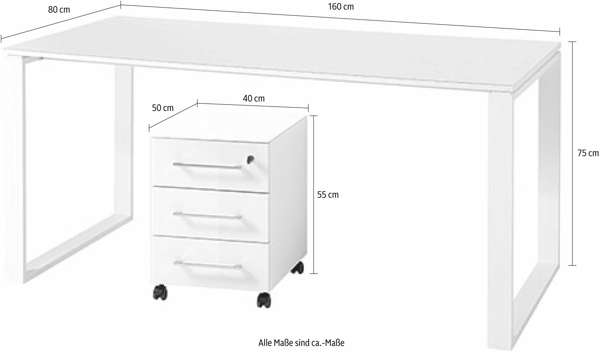 GERMANIA Büro-Set »GW-Monteria«, (Set, 2 auf bestellen St.) Rechnung