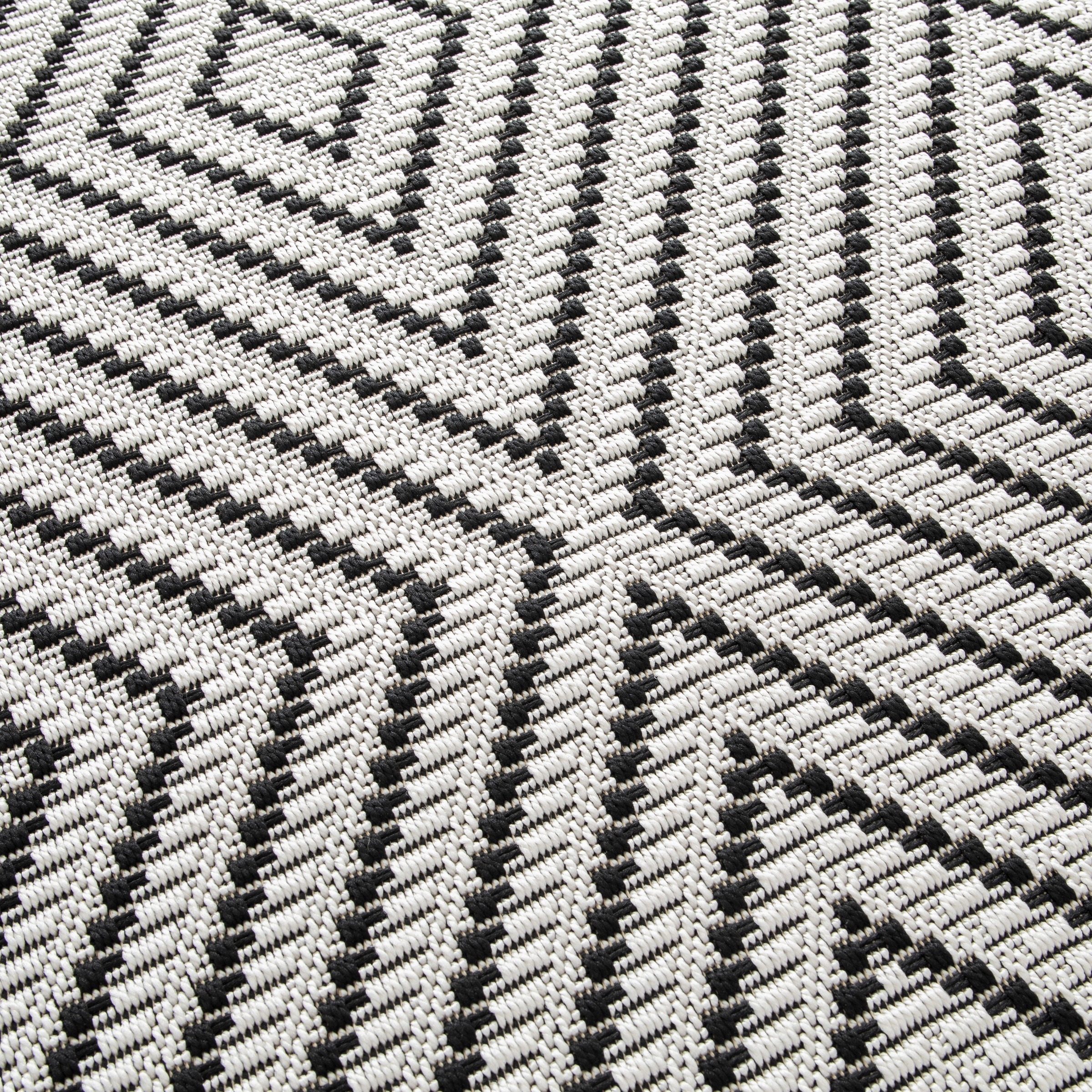 Primaflor-Ideen in Textil Teppich »Outdoorteppich GRANADA - Geo«, rechteckig, 4 mm Höhe, Flachgewebe, Rauten, In- und Outdoor geeignet, für Balkon & Terrasse