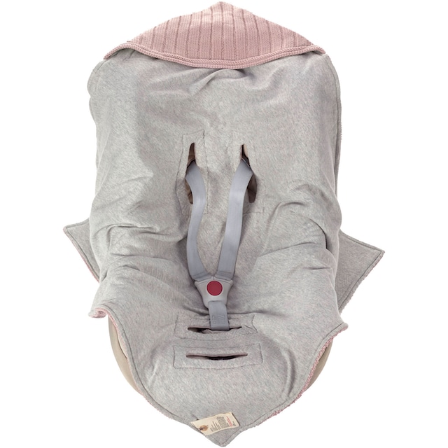 LÄSSIG Einschlagdecke »Einschlagdecke für Babyschale, dusty pink«, GOTS made  with organic materials, zertifiziert durch BCS 27262 online kaufen