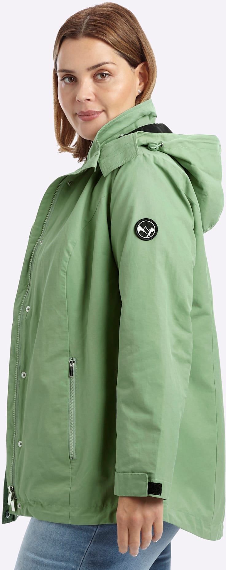 Sheego Regenjacke mit Kapuze
