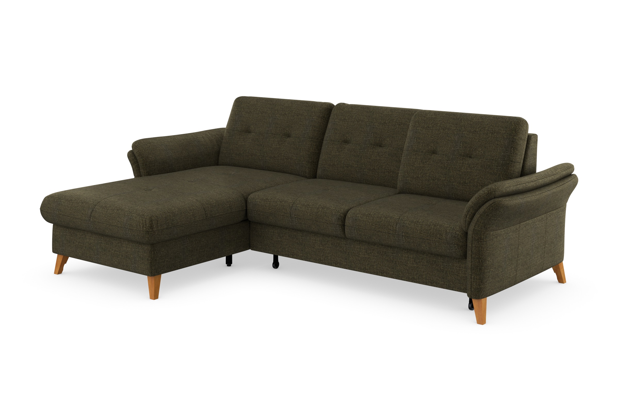 sit&more Ecksofa »Göteborg«, Sitztiefenverstellung und Federkern, wahlweise mit Bettfunktion
