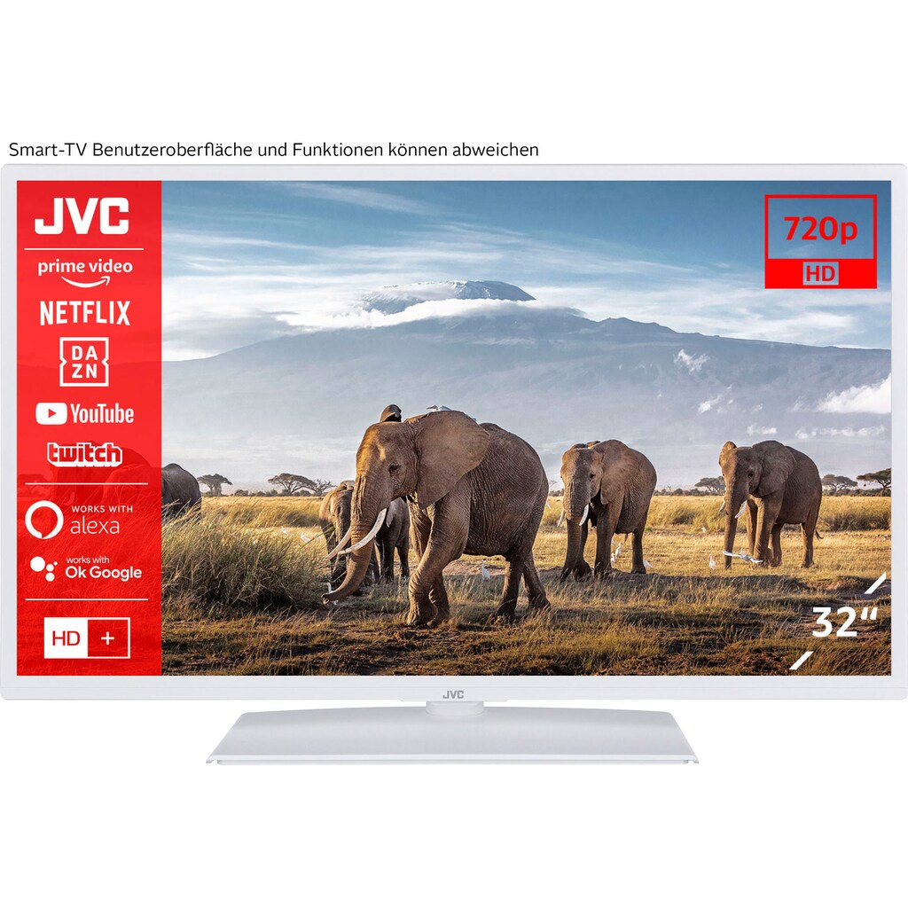 JVC LED-Fernseher »LT-32VH5155W«, 80 cm/32 Zoll, HD-ready, Smart-TV