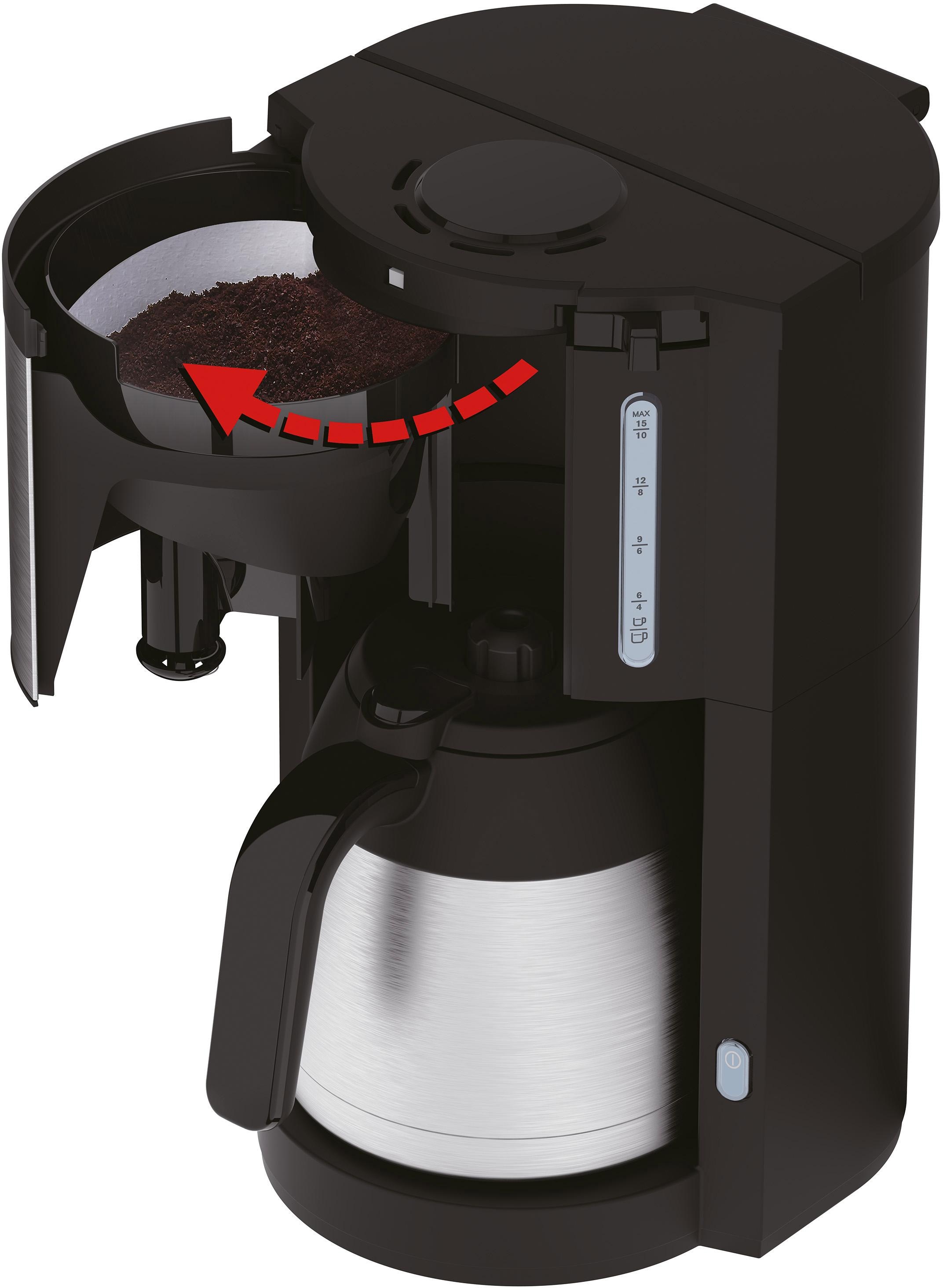 Krups Filterkaffeemaschine »KM305D Pro Aroma«, 1,25 l Kaffeekanne,  Papierfilter, für 10 bis 15 Tassen mit 3 Jahren XXL Garantie