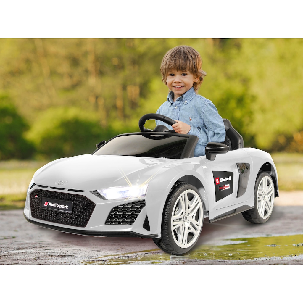 Jamara Elektro-Kinderauto »Ride-on Audi R8 Spyder weiß«, ab 3 Jahren, bis 25 kg