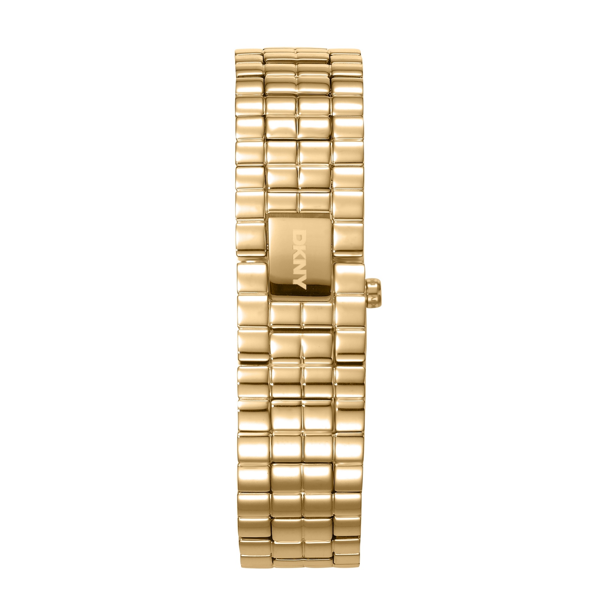 DKNY Quarzuhr »Signature square Watch« Armbanduhr, Damenuhr, Edelstahlarmband, analog